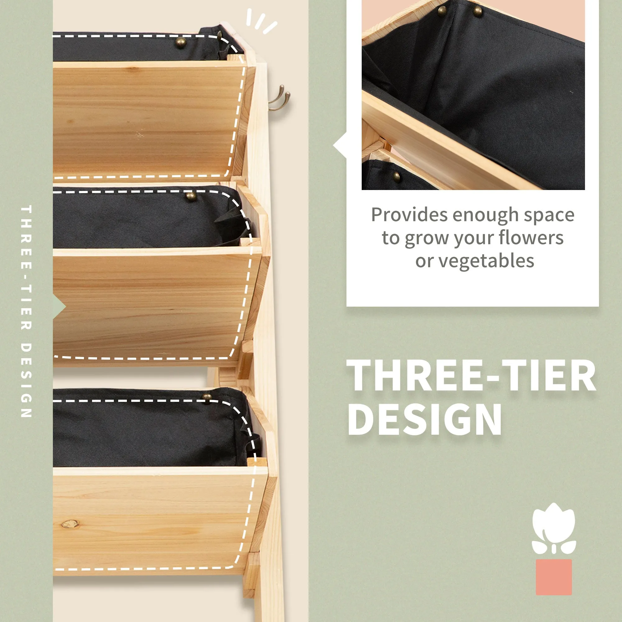 3 Tier Garden Bed