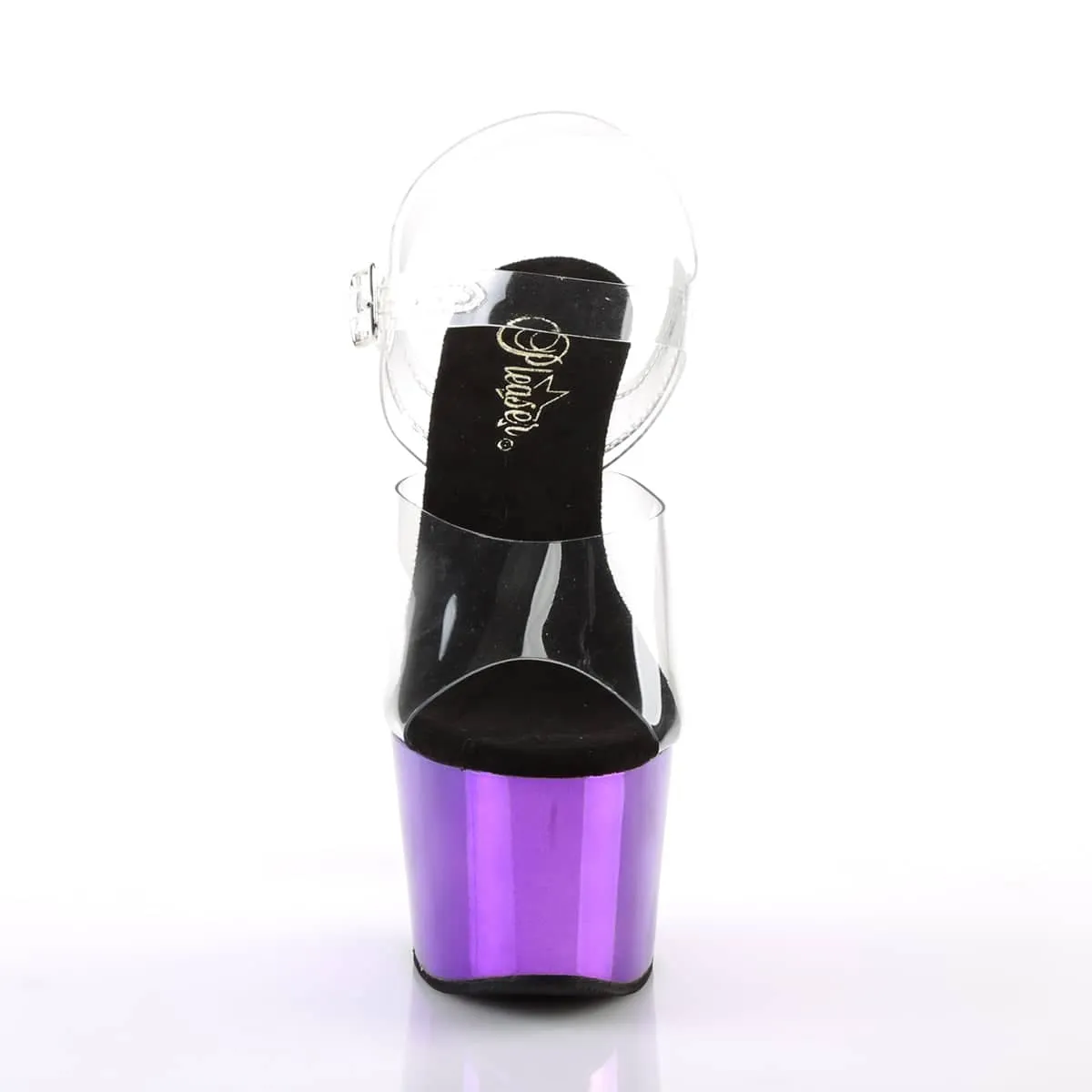 ADORE-708 Purple Metallic Platform Heels