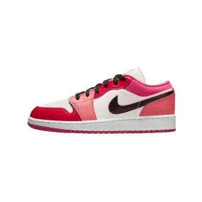 Air Jordan 1 Low GS White Pinksicle Pink Red White