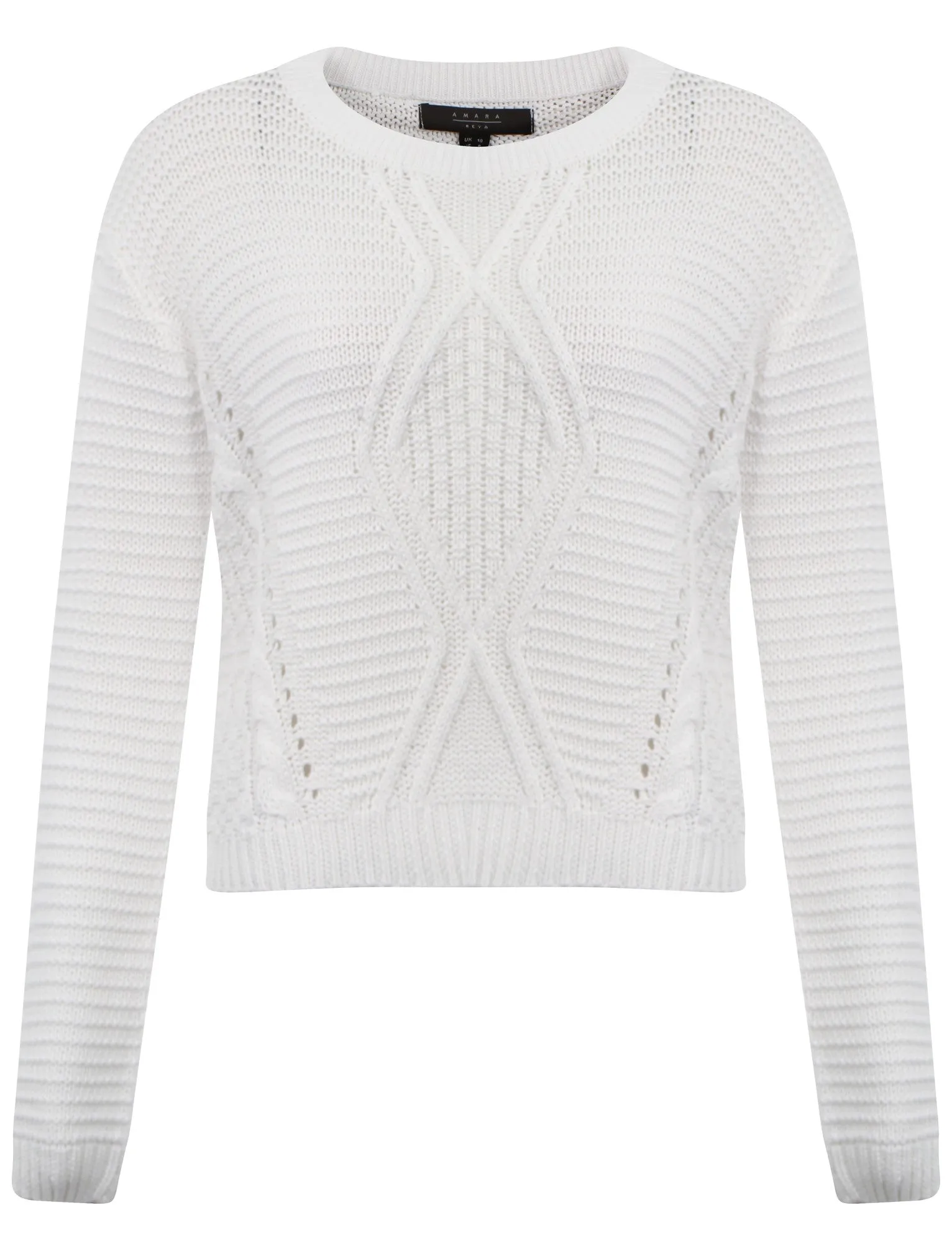 Amara Reya Yew white jumper