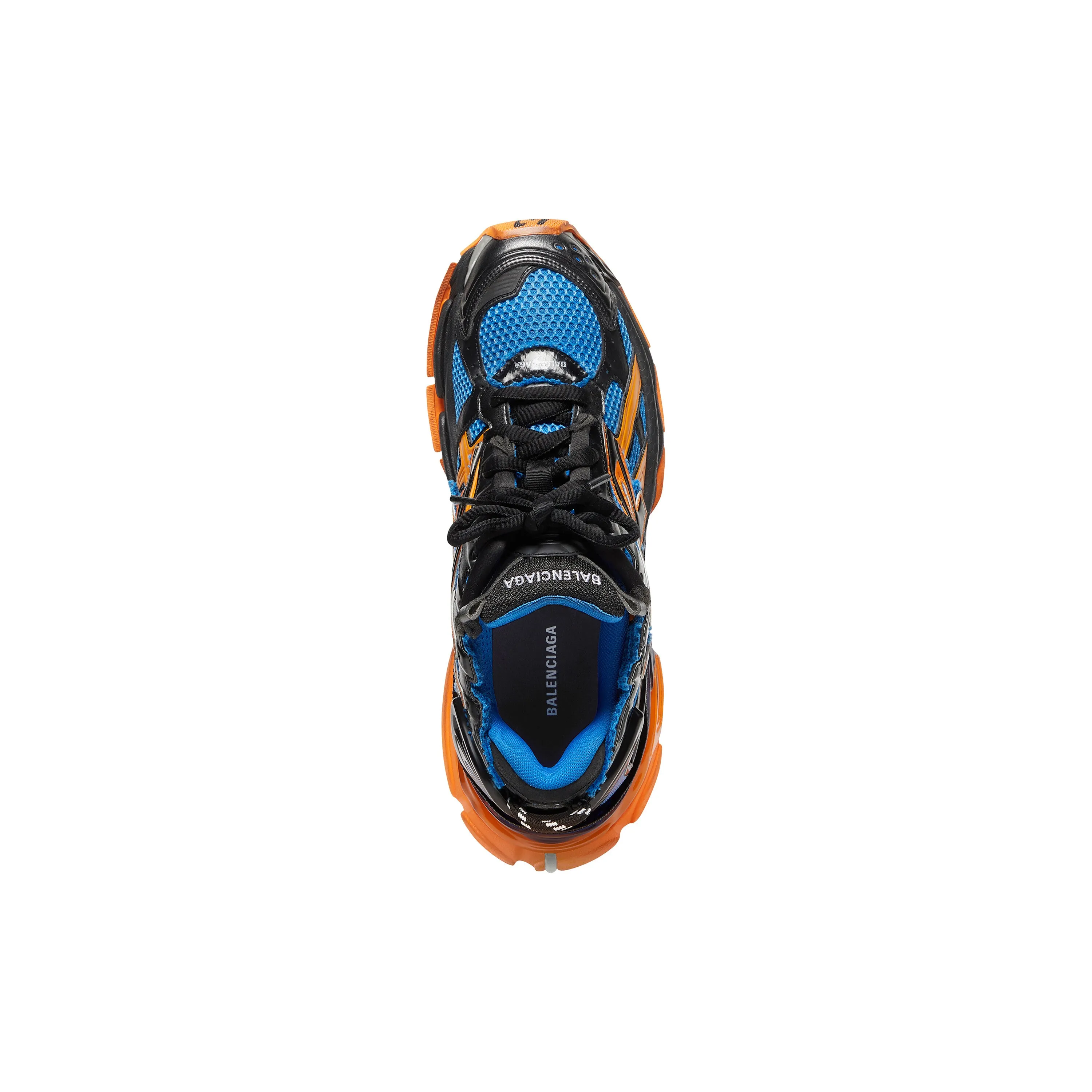 Balenciaga Mens Runner Trainers In Blue