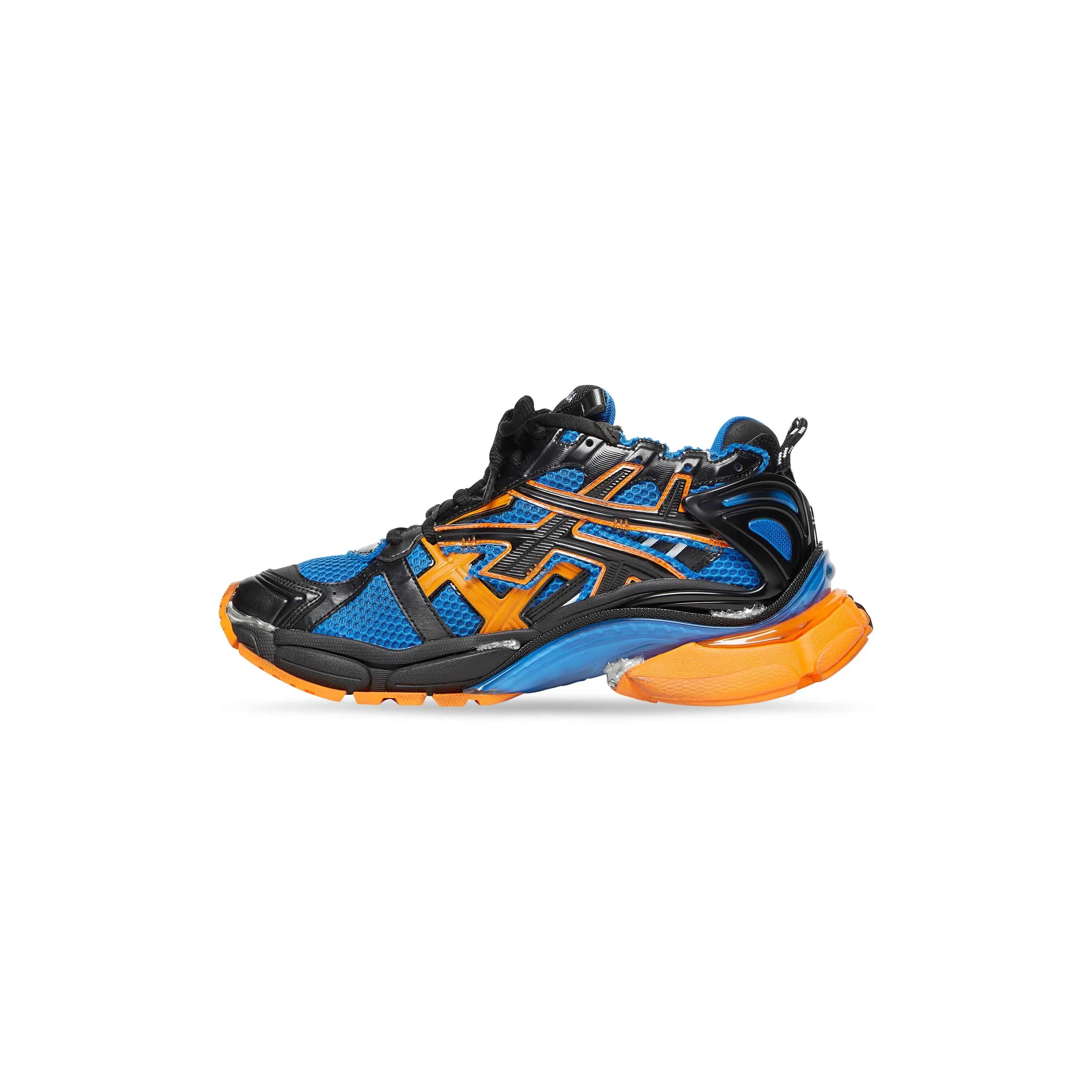 Balenciaga Mens Runner Trainers In Blue