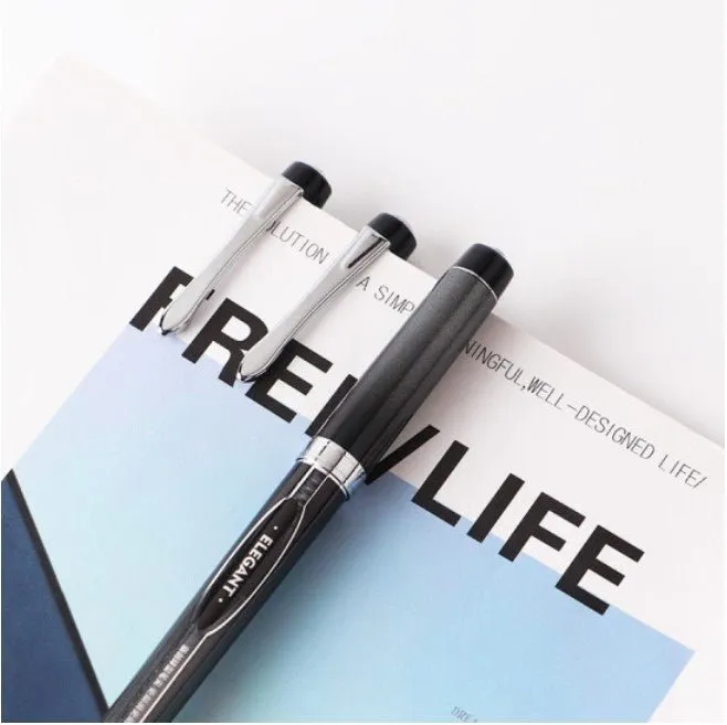Baoke Neutral Black Gel Pen(Pack of 6)