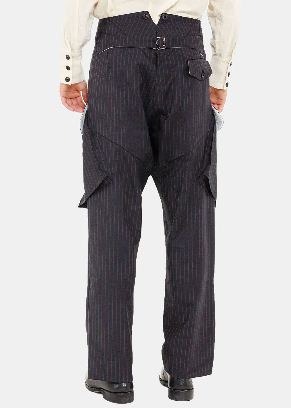 Black & Red Raf Pants