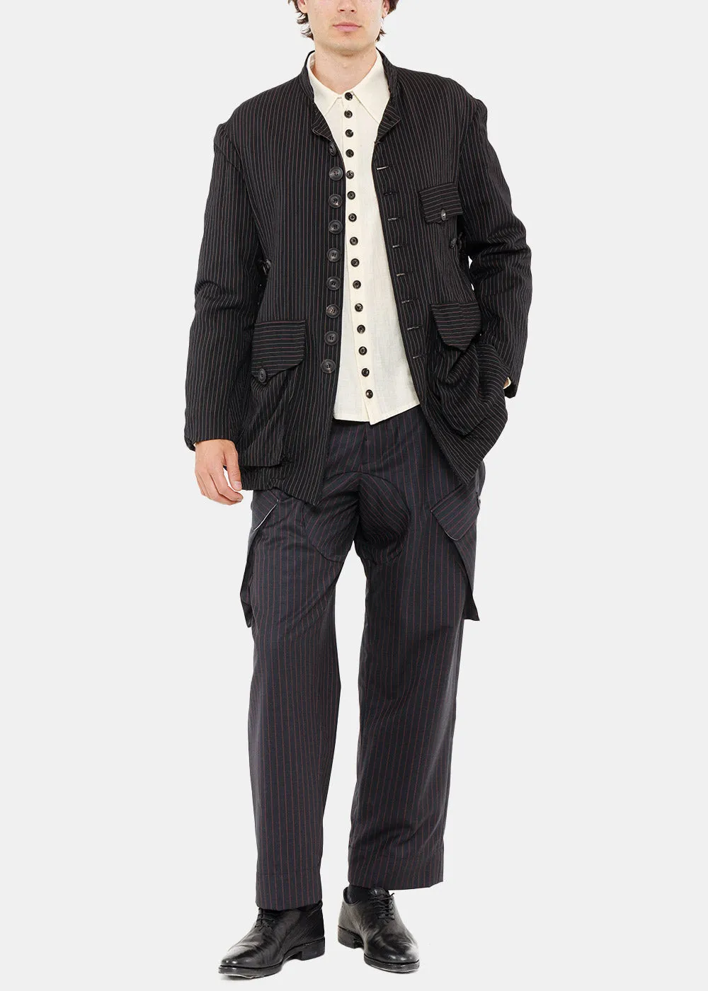 Black & Red Raf Pants