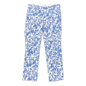 Blue White Pants Designer By Lilly Pulitzer, Size: 2