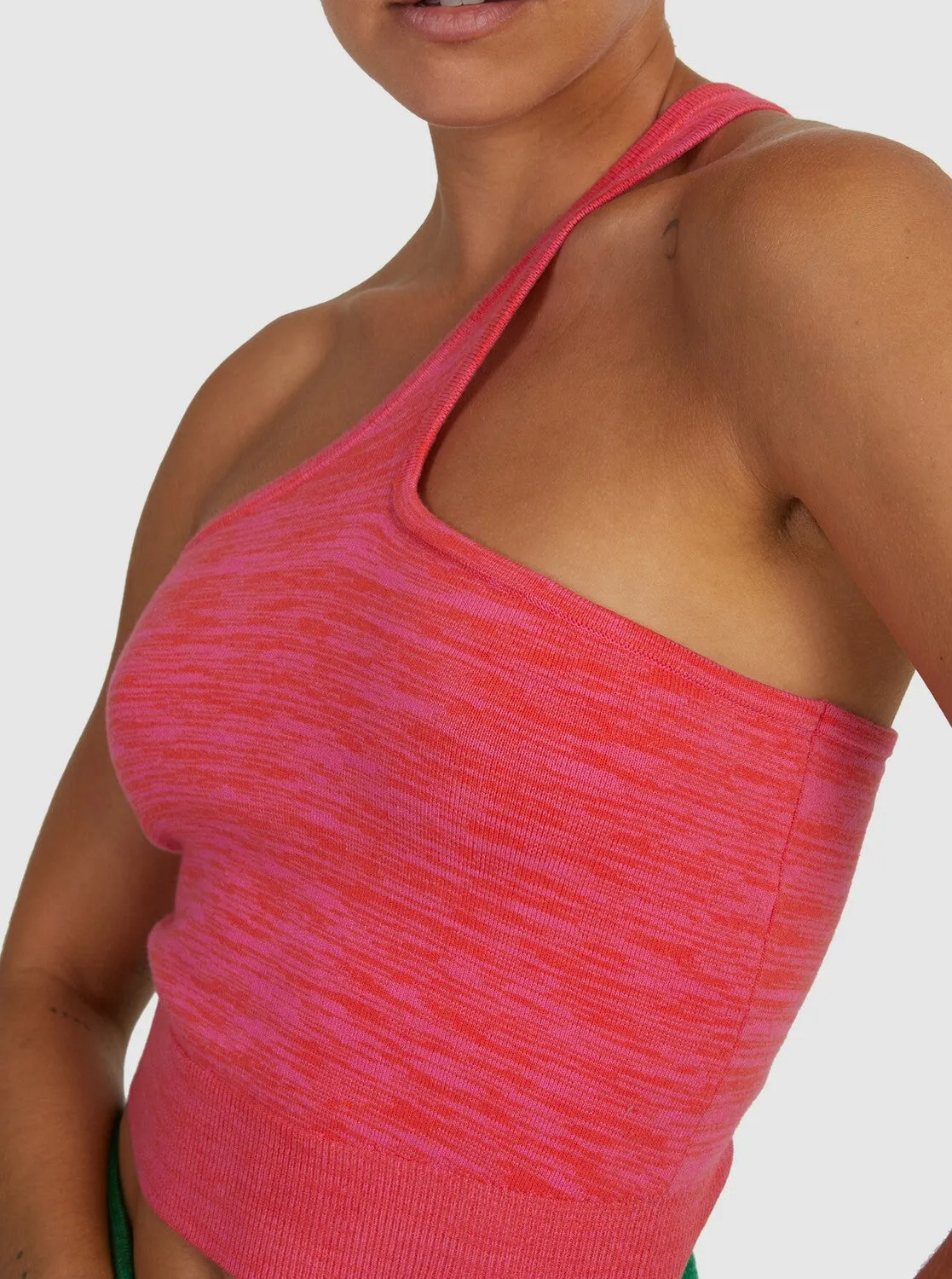 Bold As Love Knitted Crop Top - Setting Sun