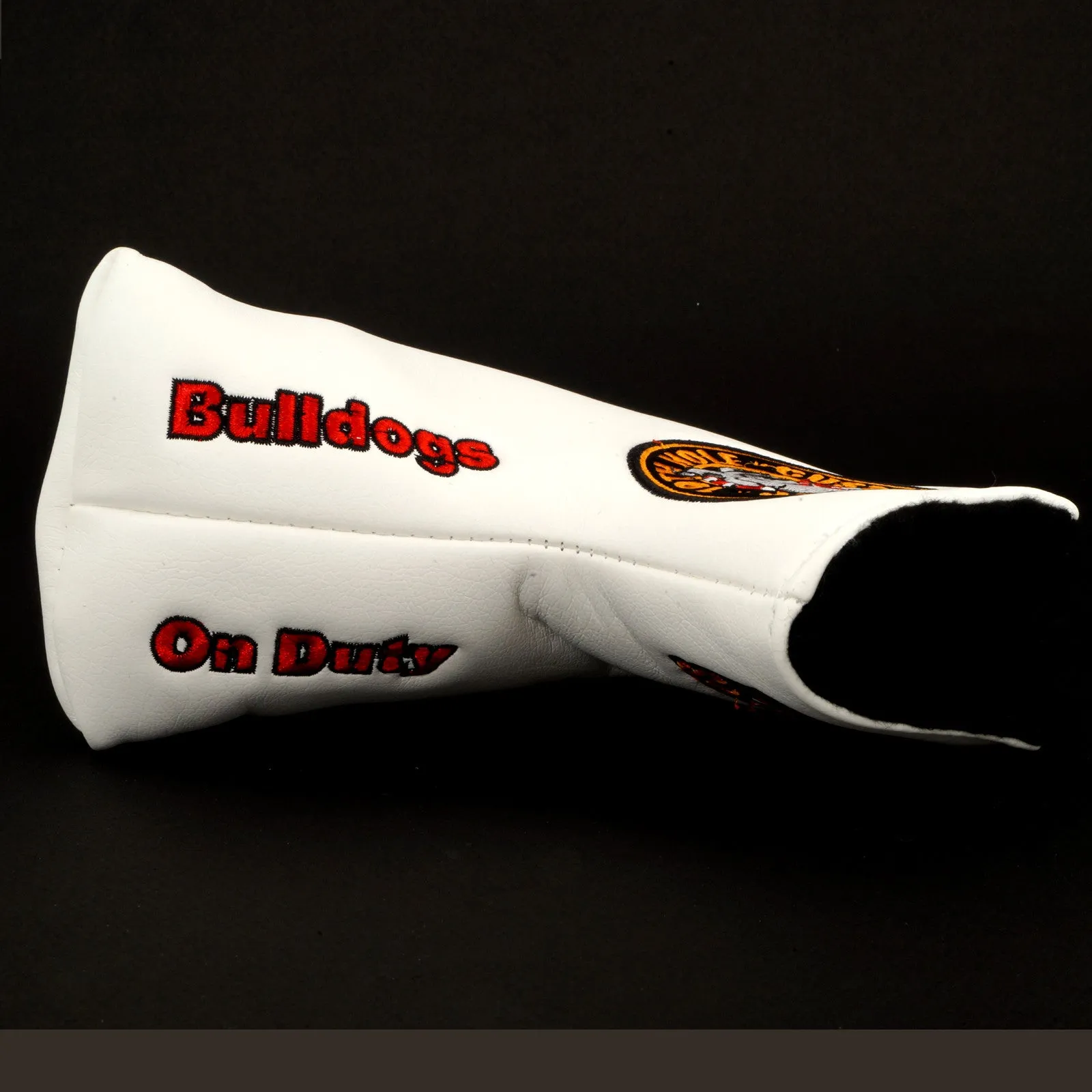 Bulldog  Head Cover for Blade and Midsize Mallet Putter, White
