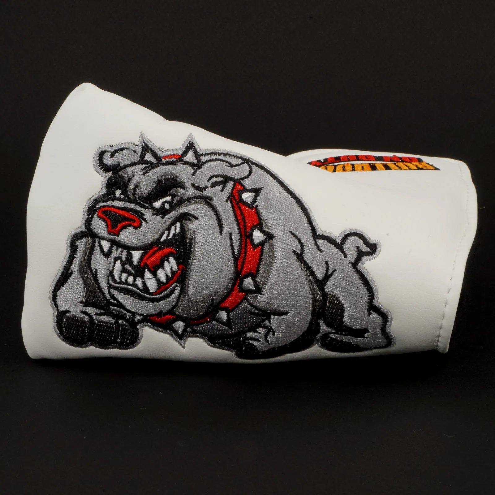 Bulldog  Head Cover for Blade and Midsize Mallet Putter, White