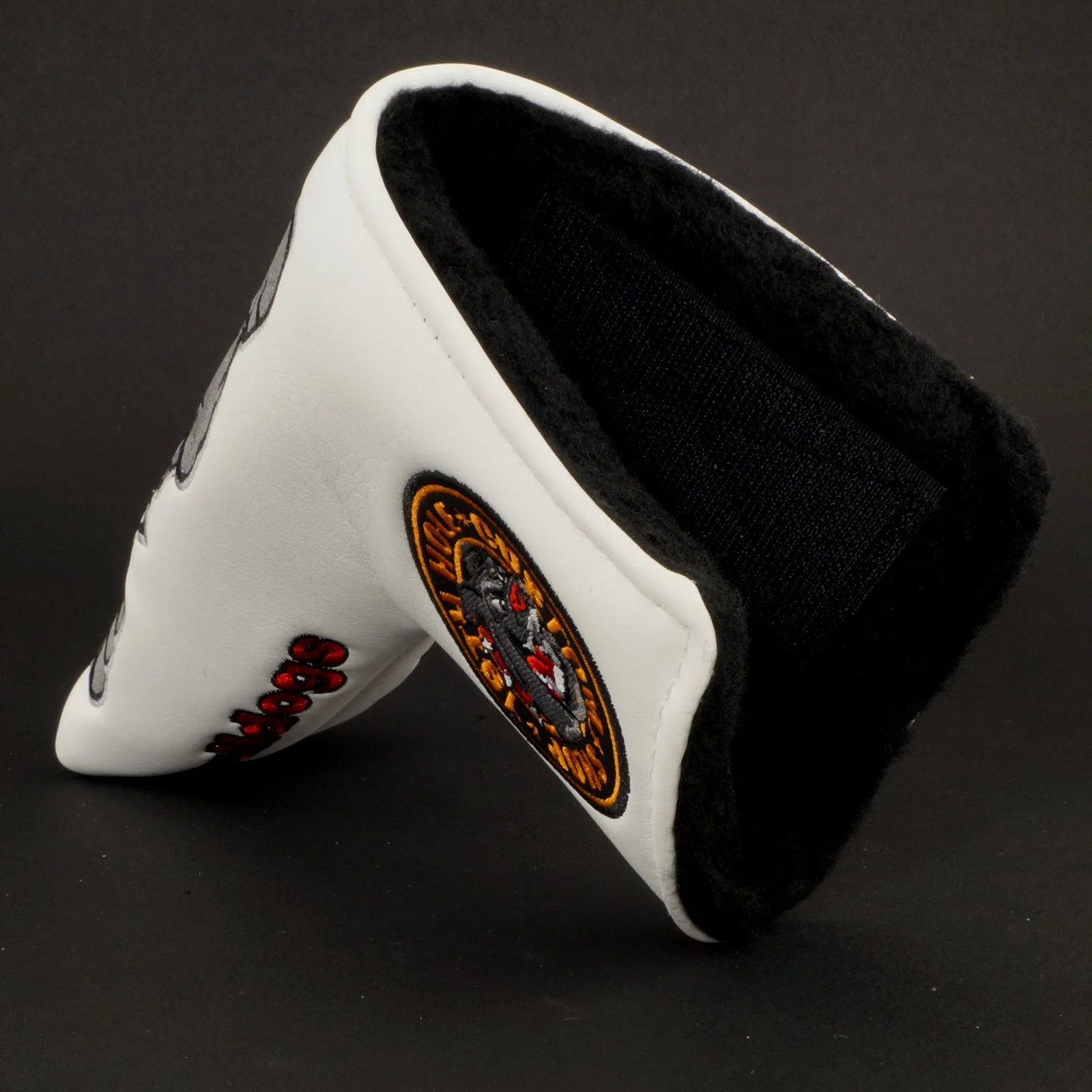 Bulldog  Head Cover for Blade and Midsize Mallet Putter, White