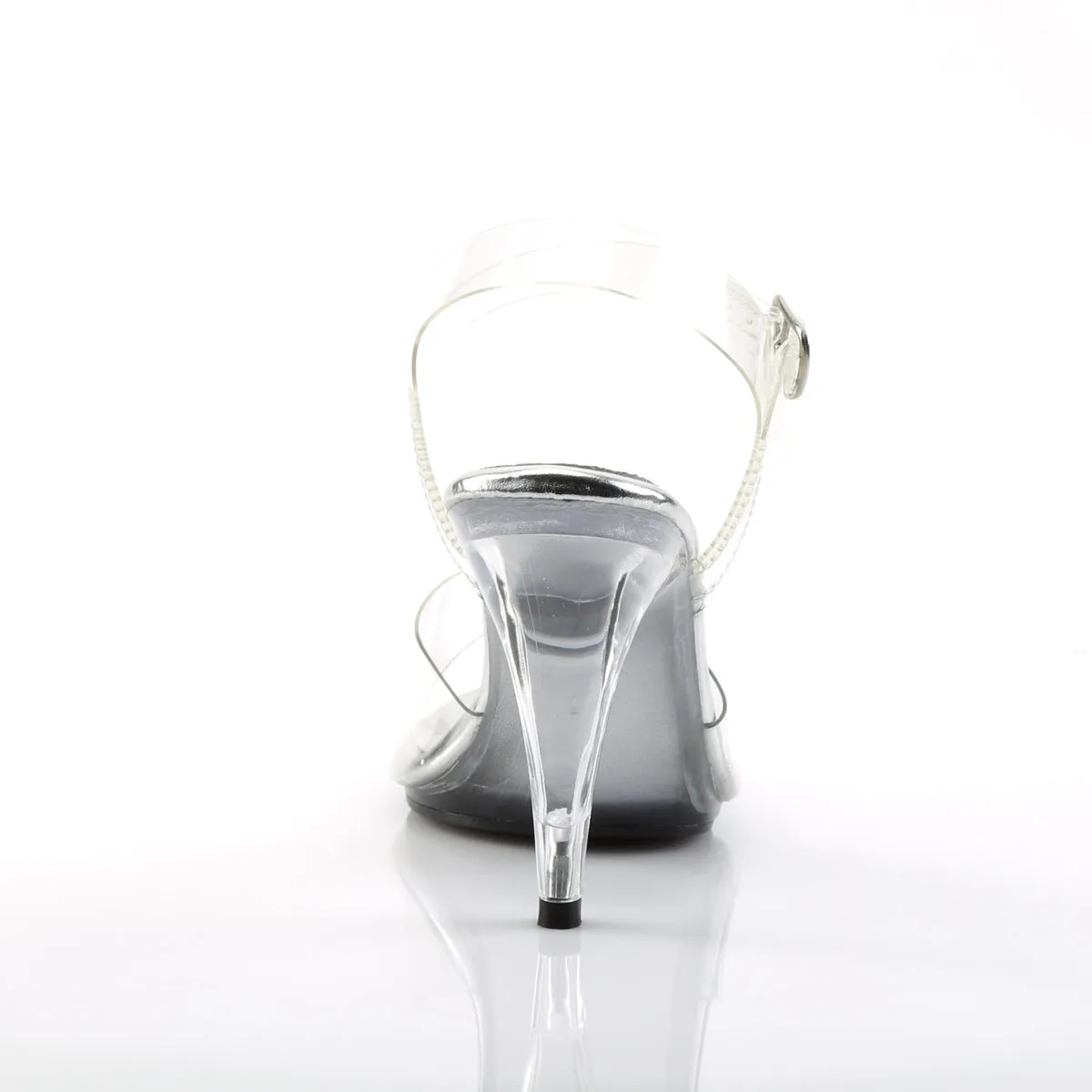 CARESS-408 Clear High Heel Sandals
