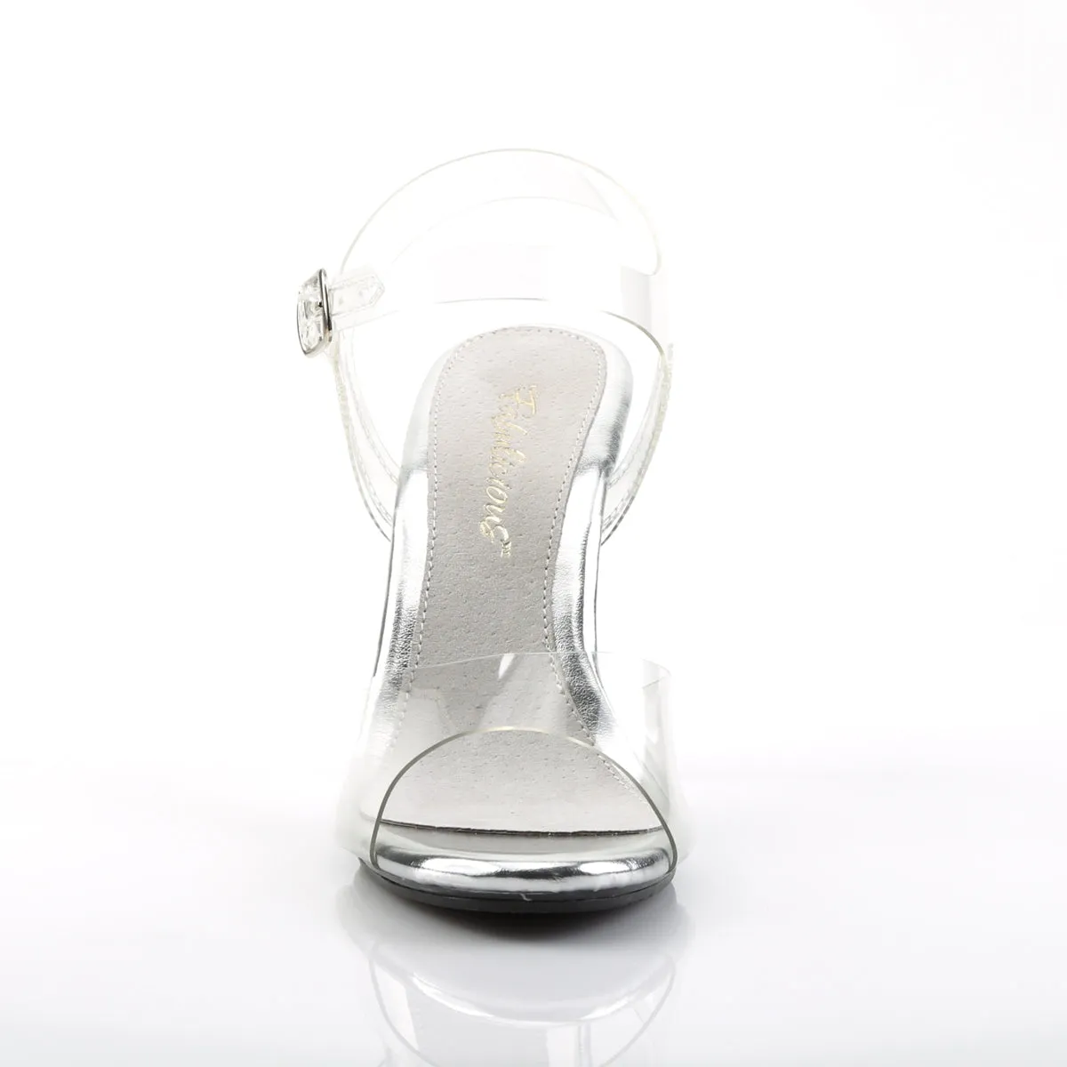 CARESS-408 Clear High Heel Sandals