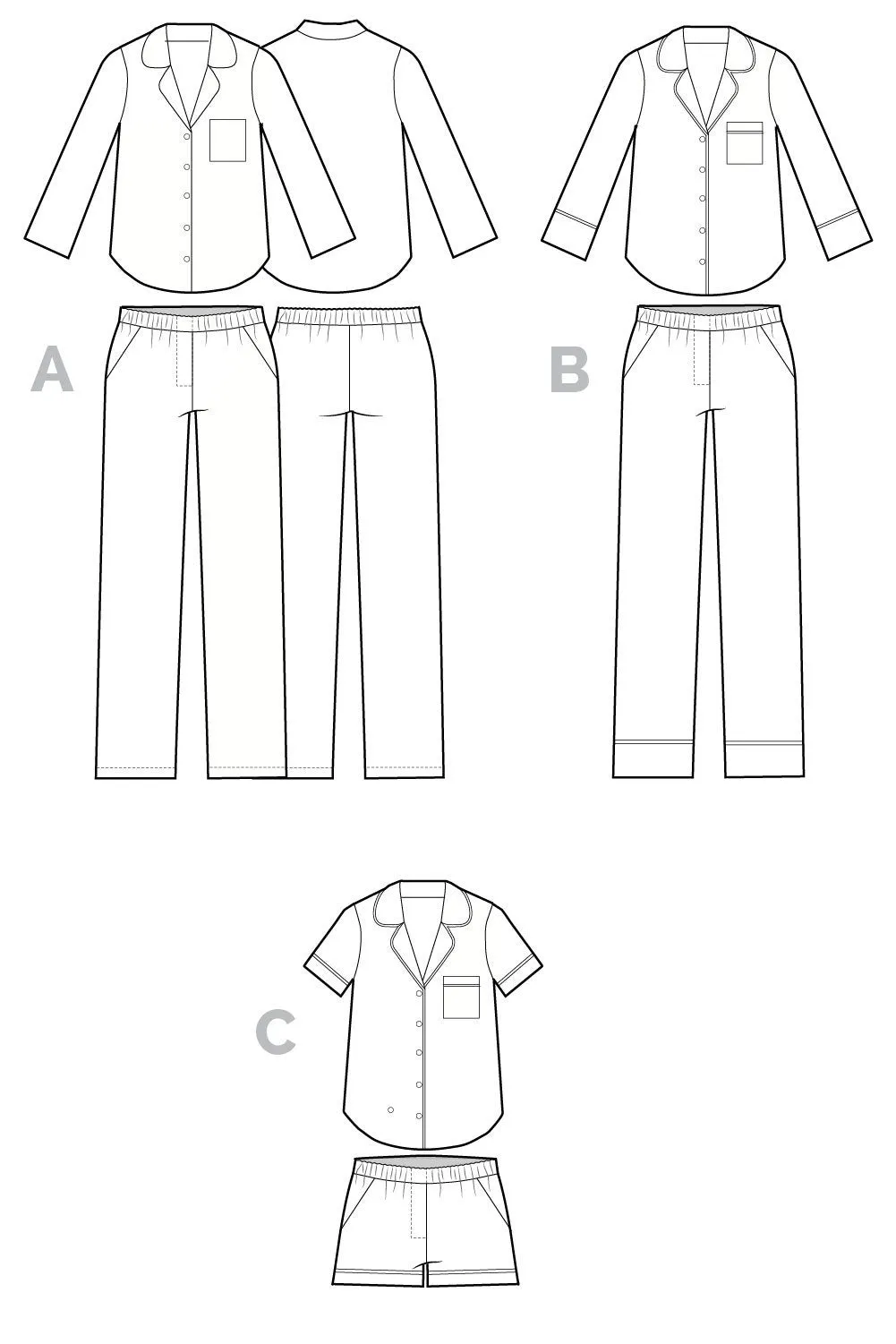 Carolyn Pajama Pattern