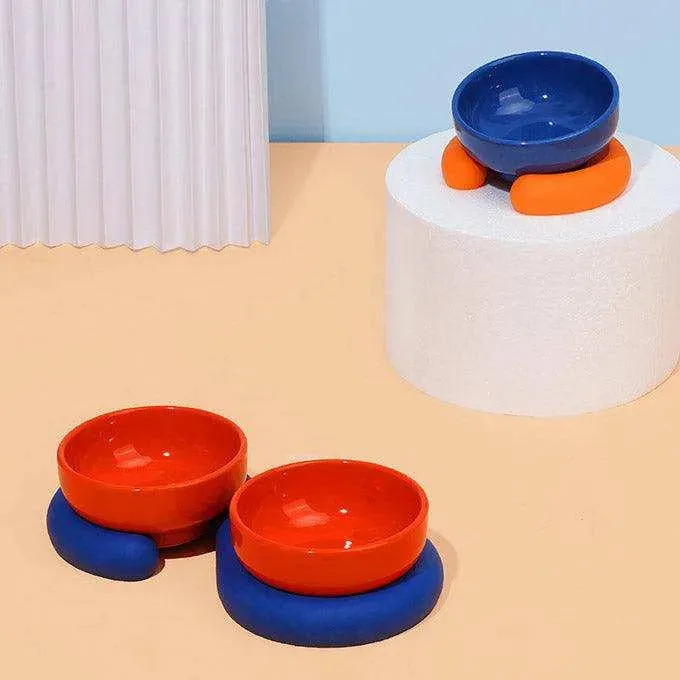 Colorful Ceramic Pet Bowl