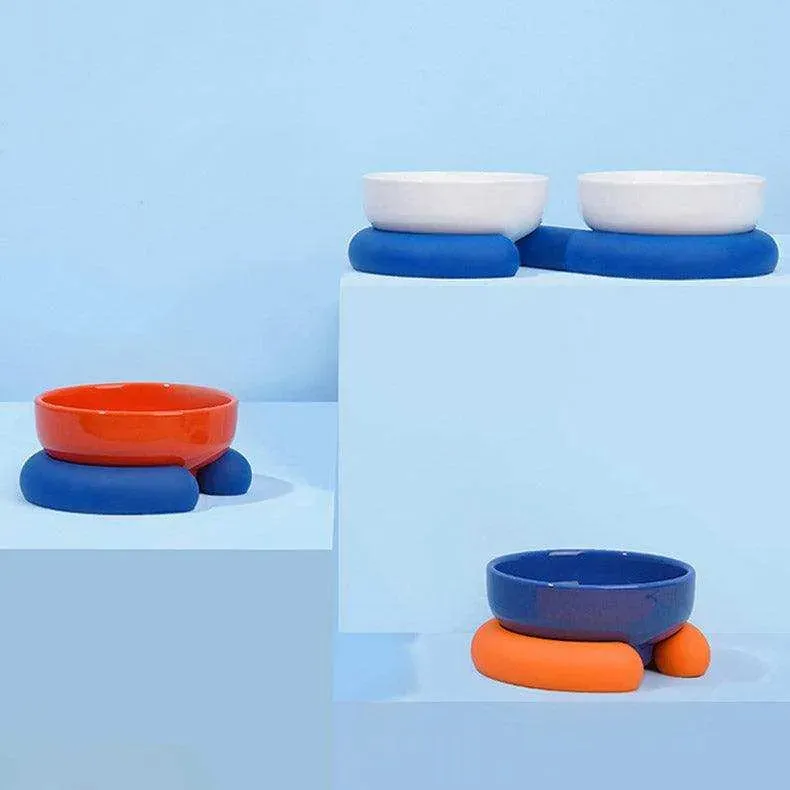 Colorful Ceramic Pet Bowl