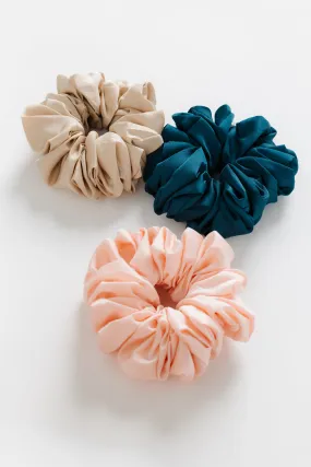 Cove Satin Chiffon Jumbo Scrunchie