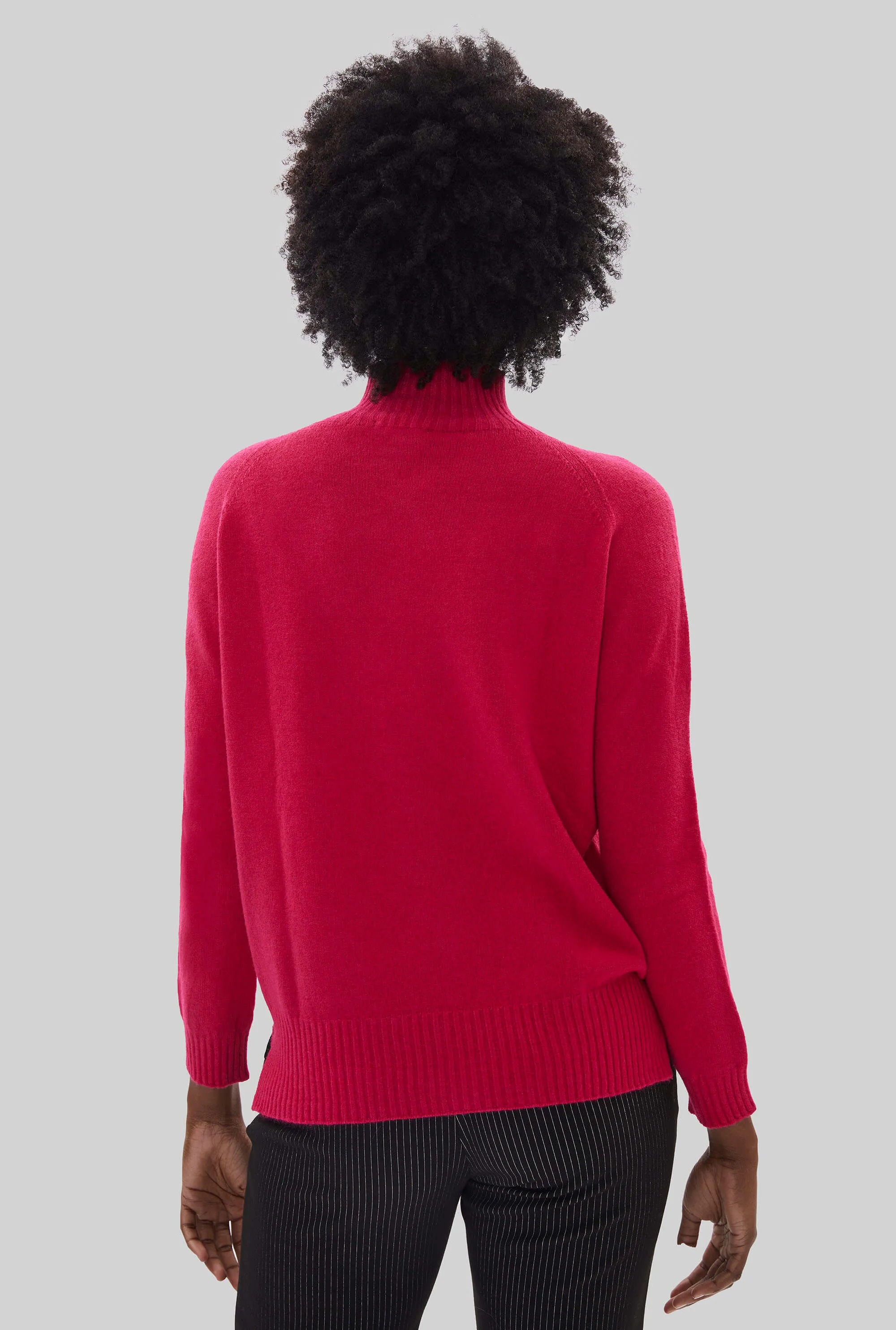 Cross Diamond Knit Magenta