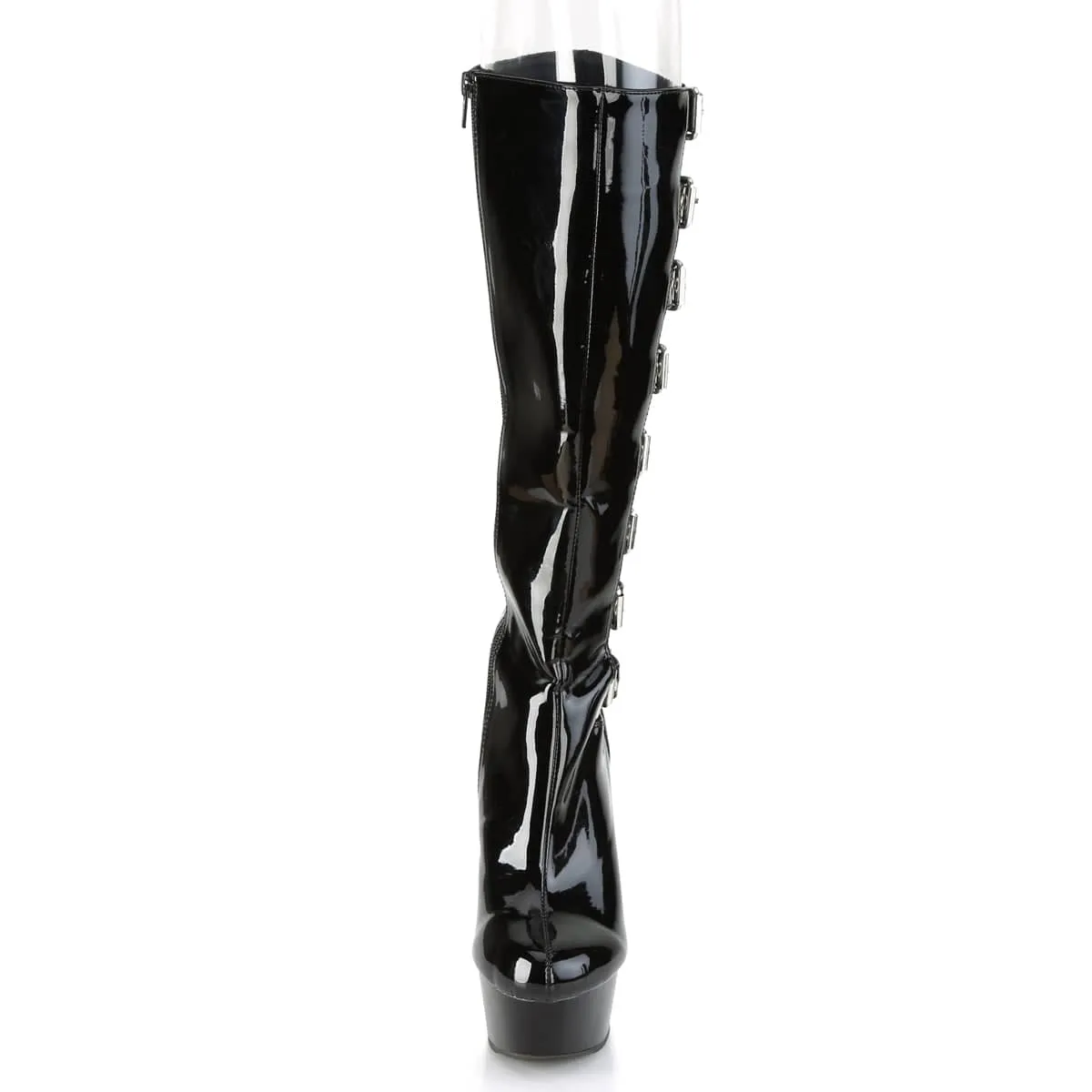 DELIGHT-2047 Black Knee High Boots