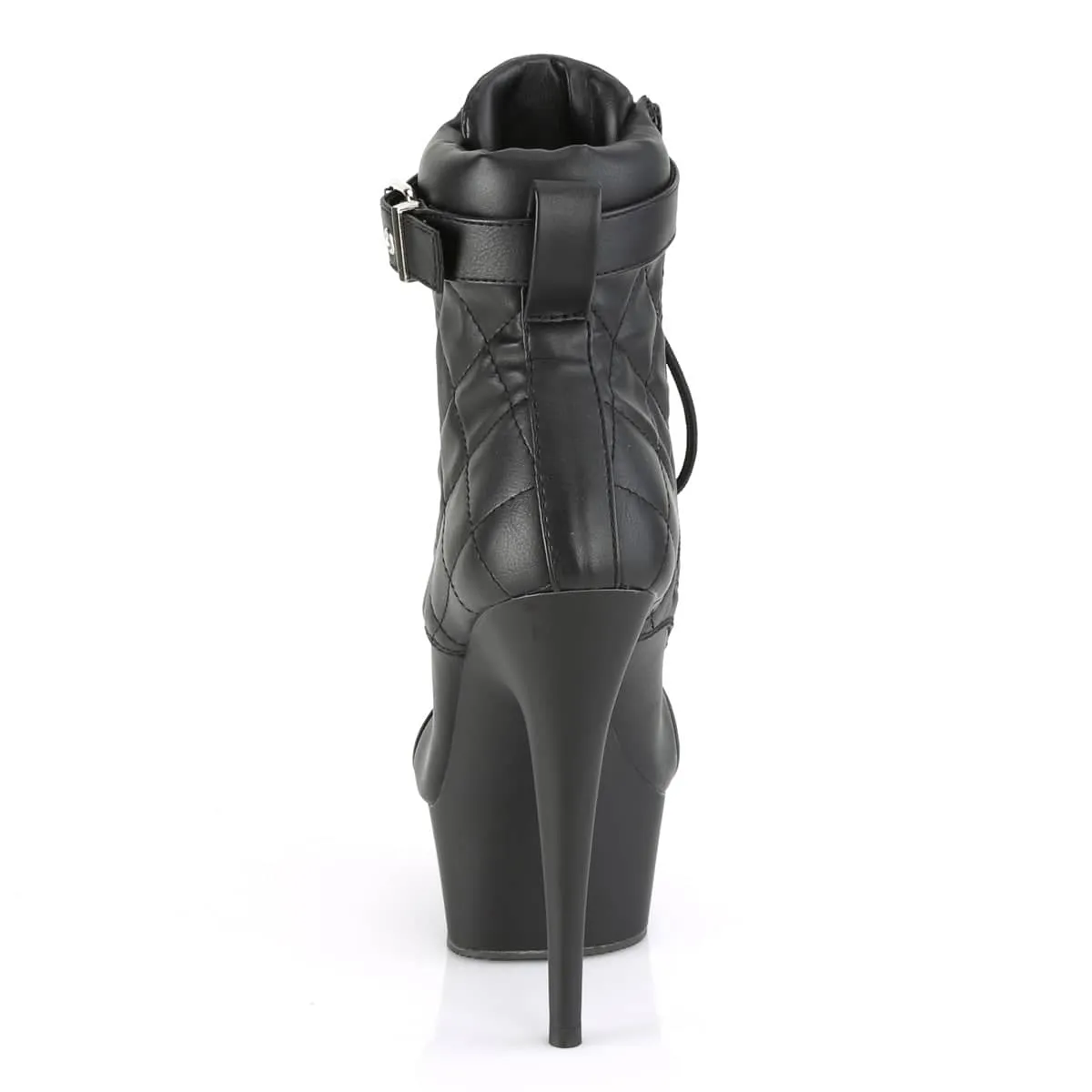 DELIGHT-600-05 Black Calf High Boots