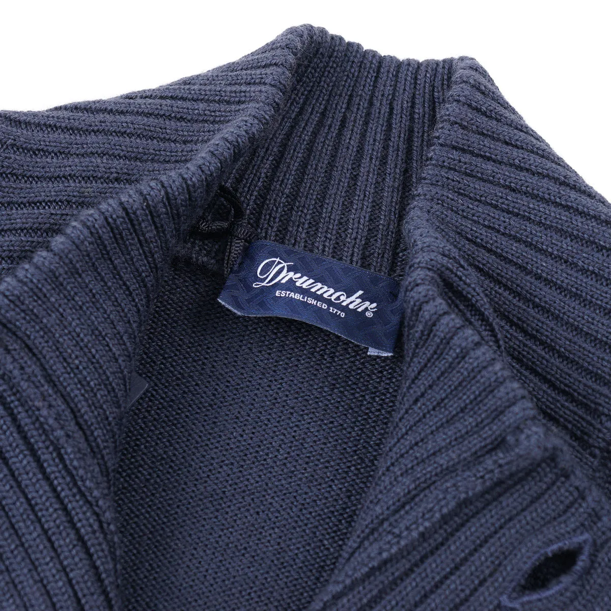 Drumohr Merino Wool Cardigan Sweater