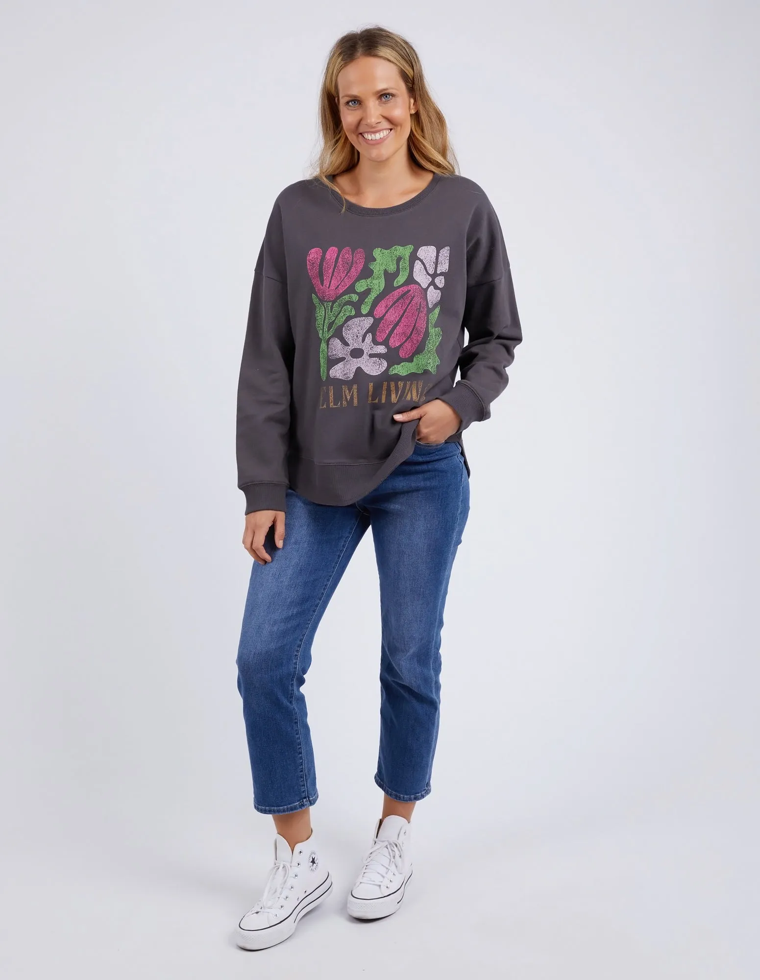 Floret Crew Charcoal