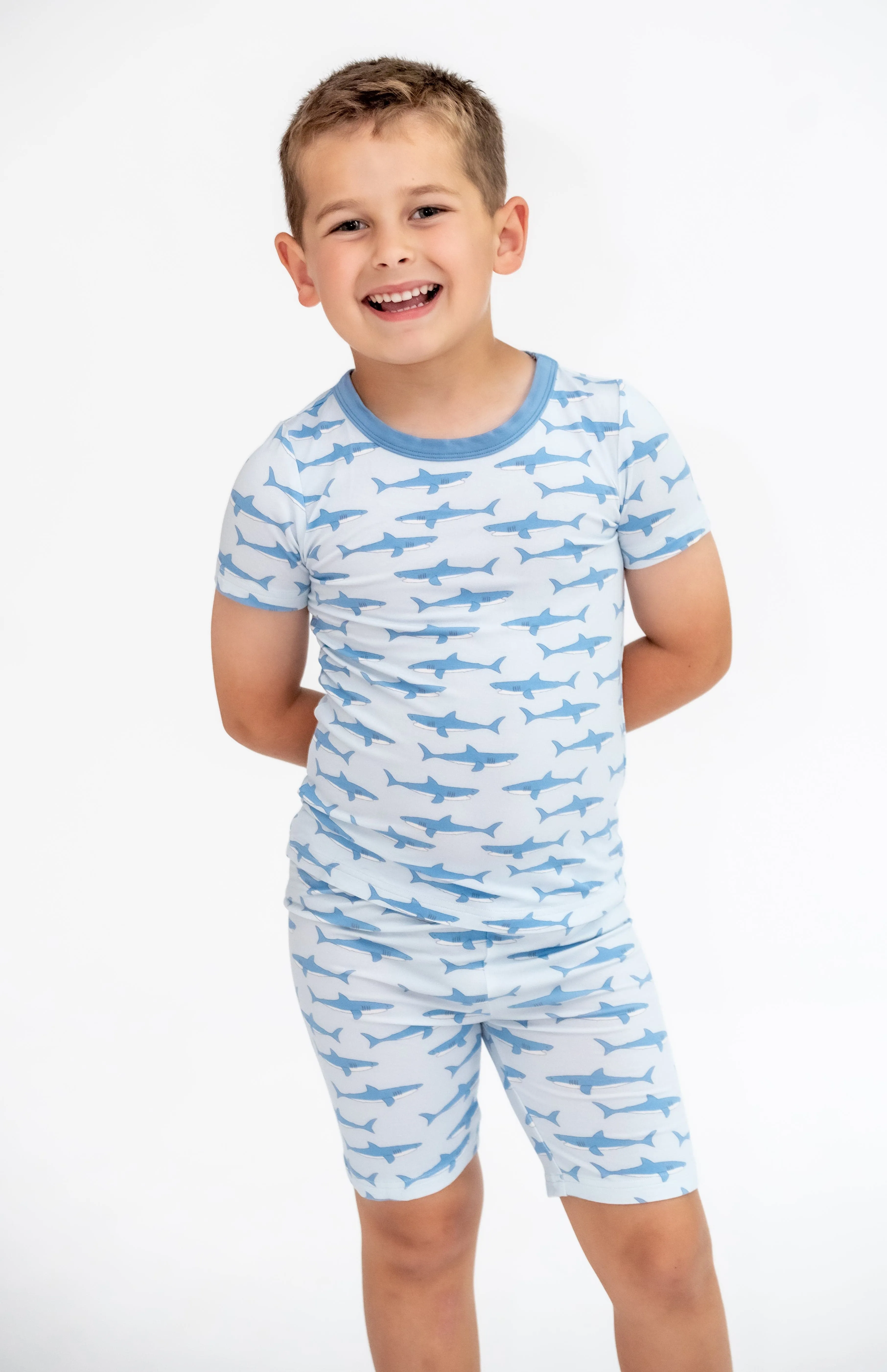 Fluffy Friends Ohana - Bamboo Short Sleeve Short Lounge Set