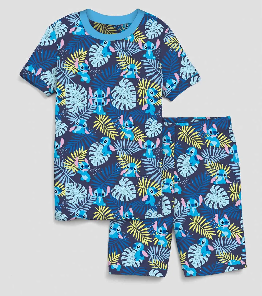 Fluffy Friends Ohana - Bamboo Short Sleeve Short Lounge Set