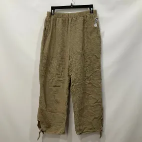 Green Pants Linen grade & gather, Size S