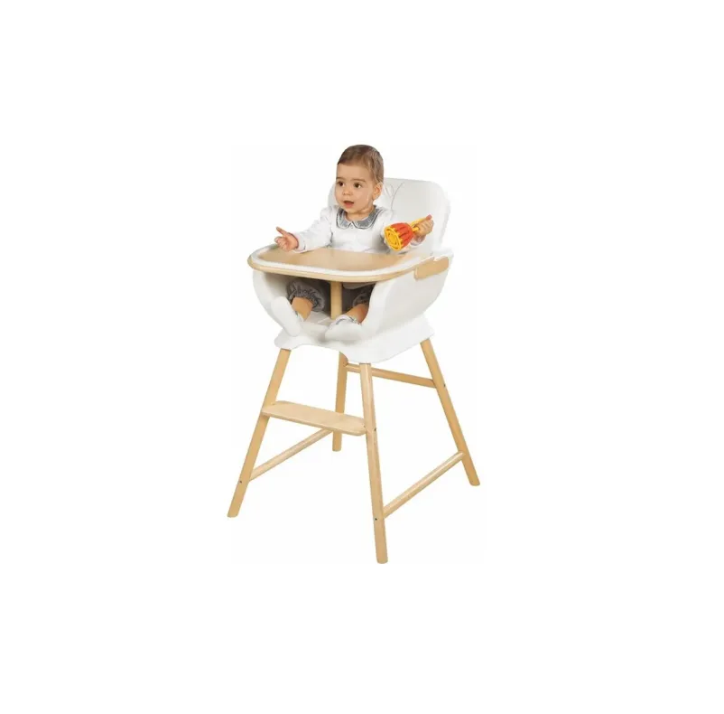 Hope Igloo Highchair and Tray - White