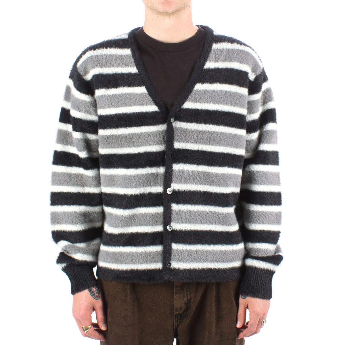Horizontal Stripe Cardigan