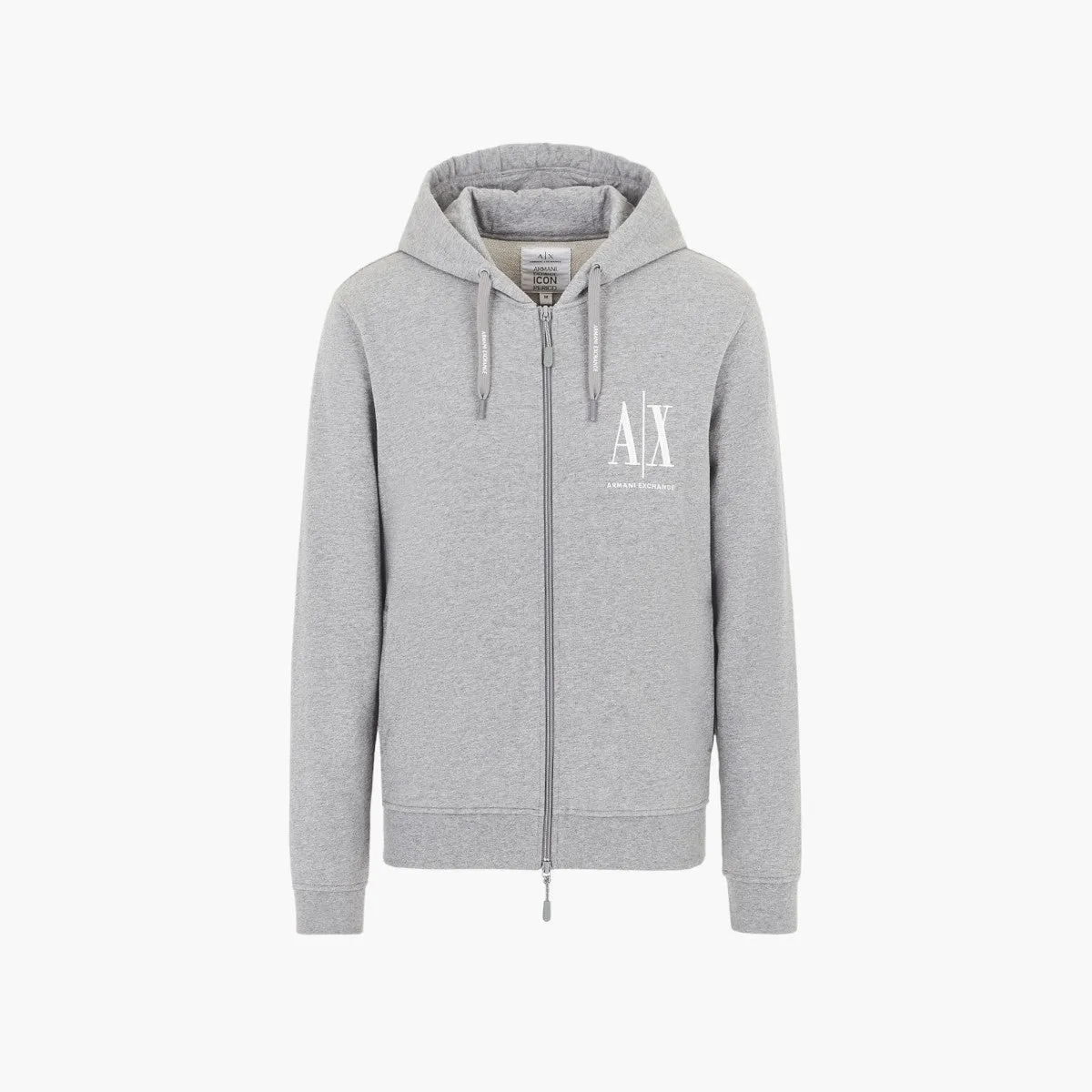 Icon Logo Zip Up Hooded Sweatshirt