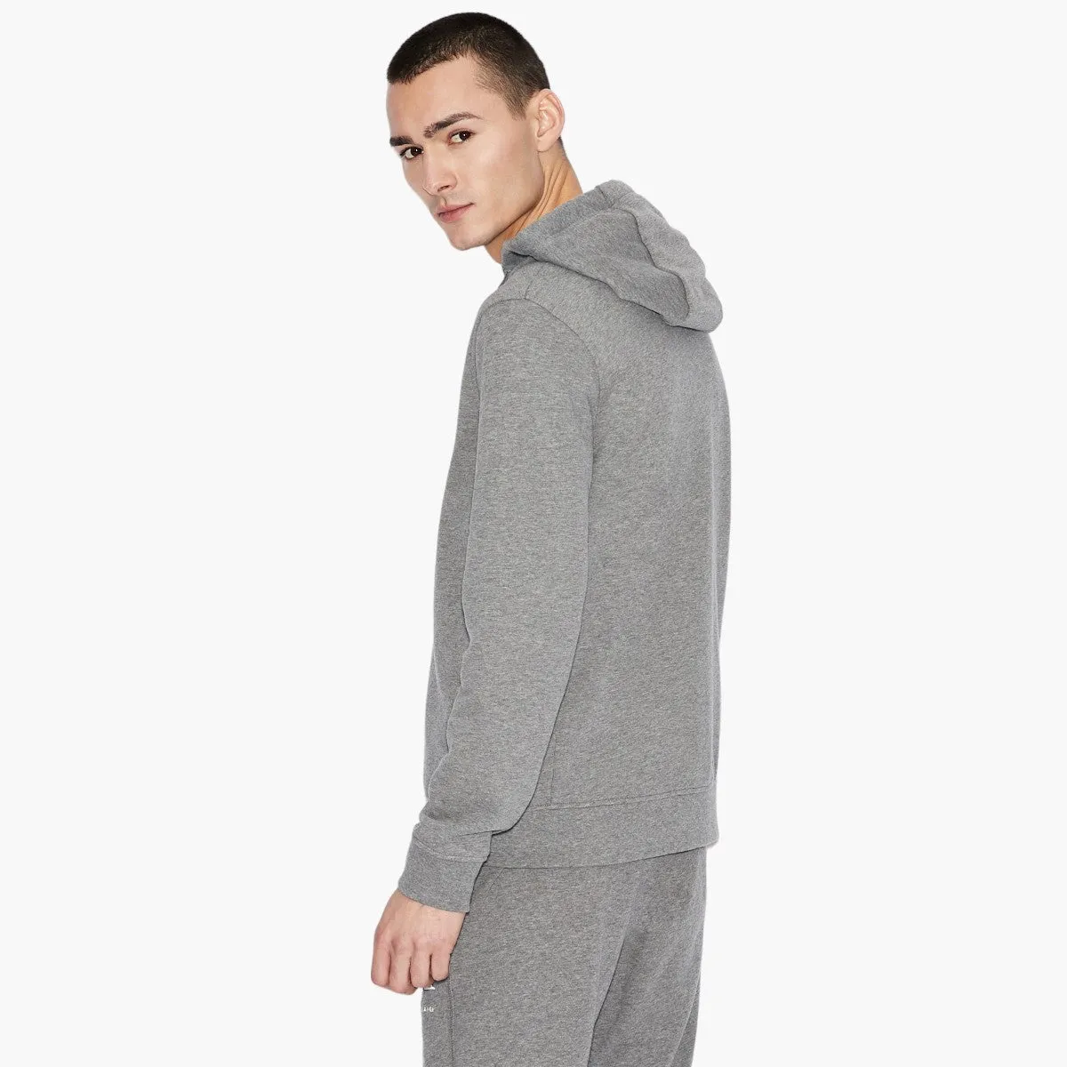 Icon Logo Zip Up Hooded Sweatshirt