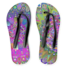 Infradito - Colorful Mandala Flip Flops