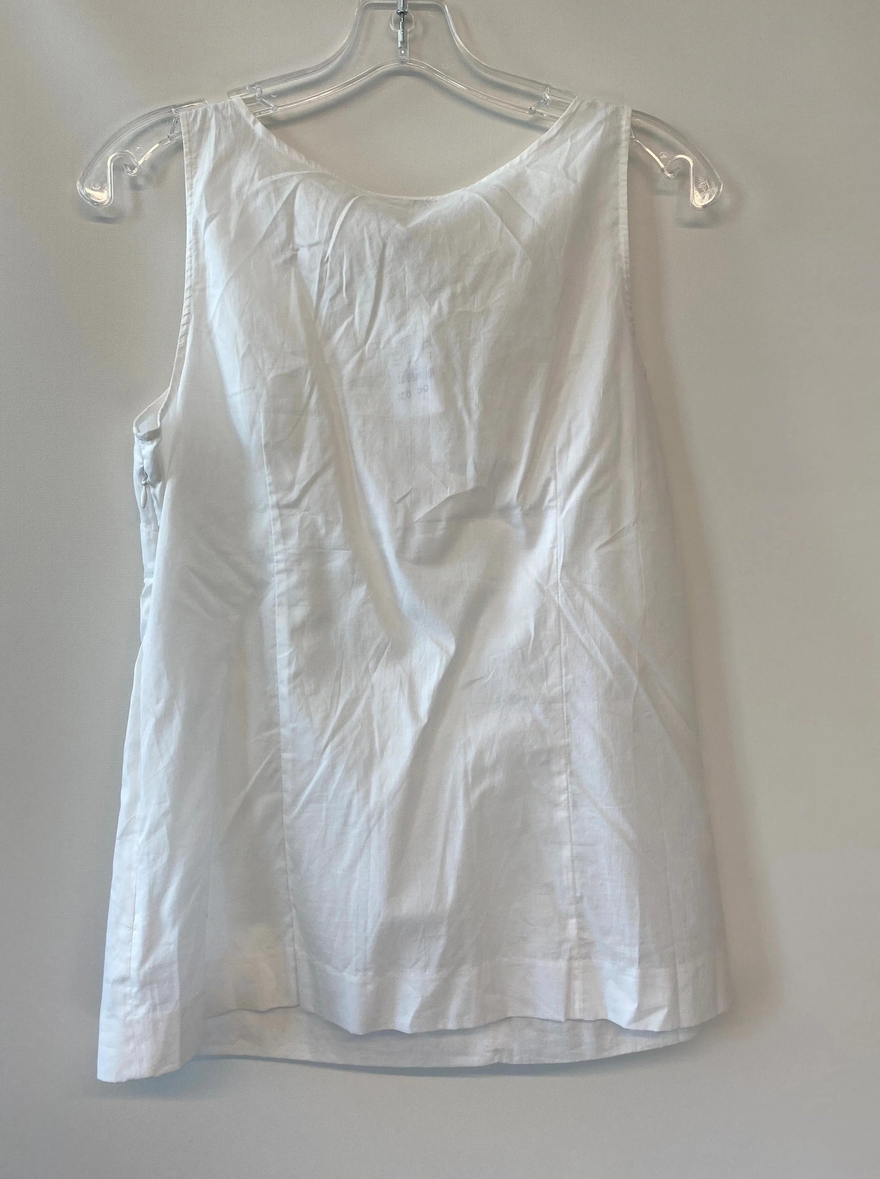 J. Crew White Flower Top