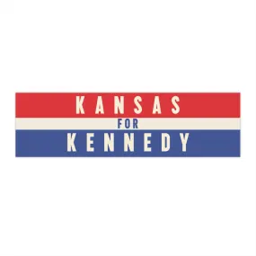 Kansas for Kennedy Bumper Sticker