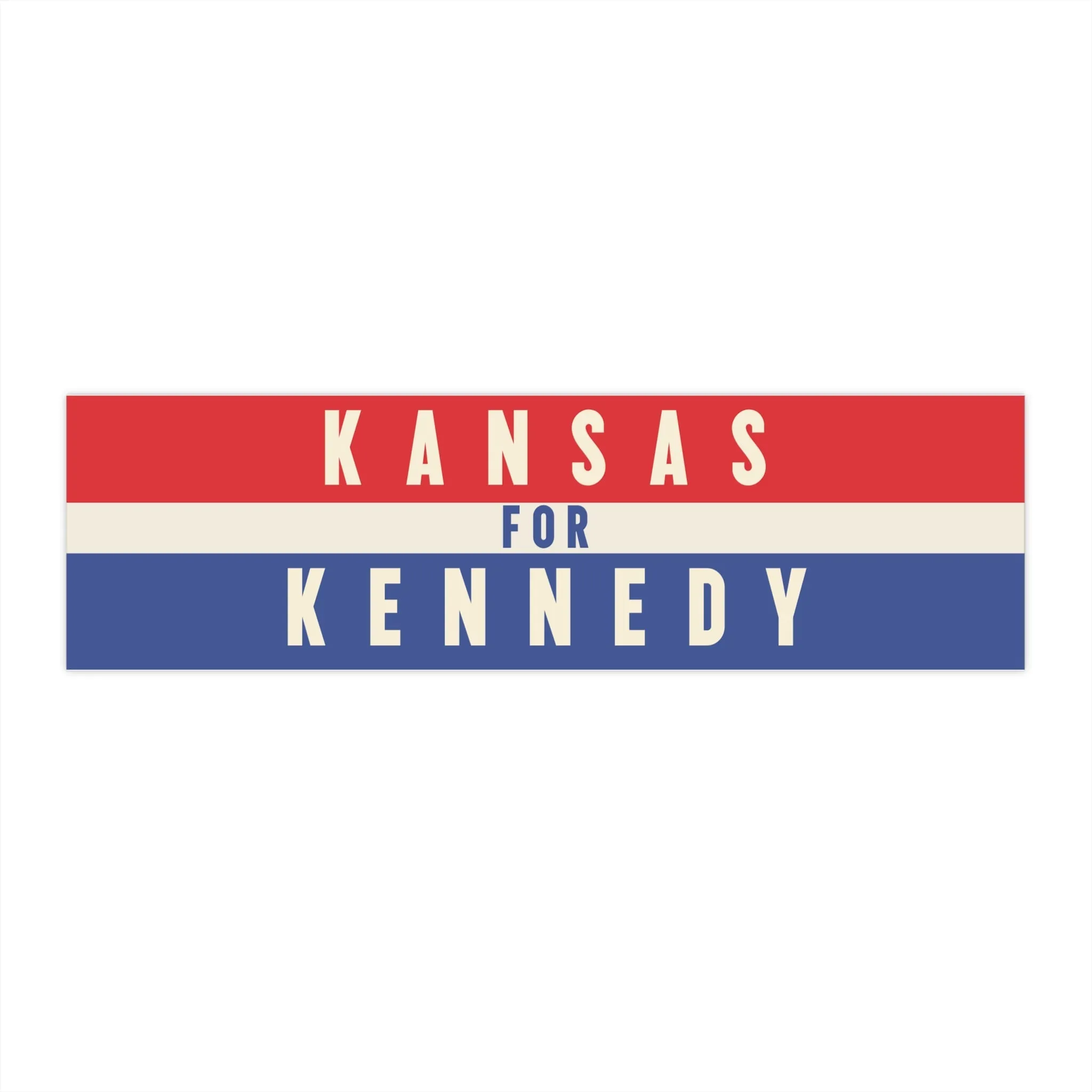 Kansas for Kennedy Bumper Sticker