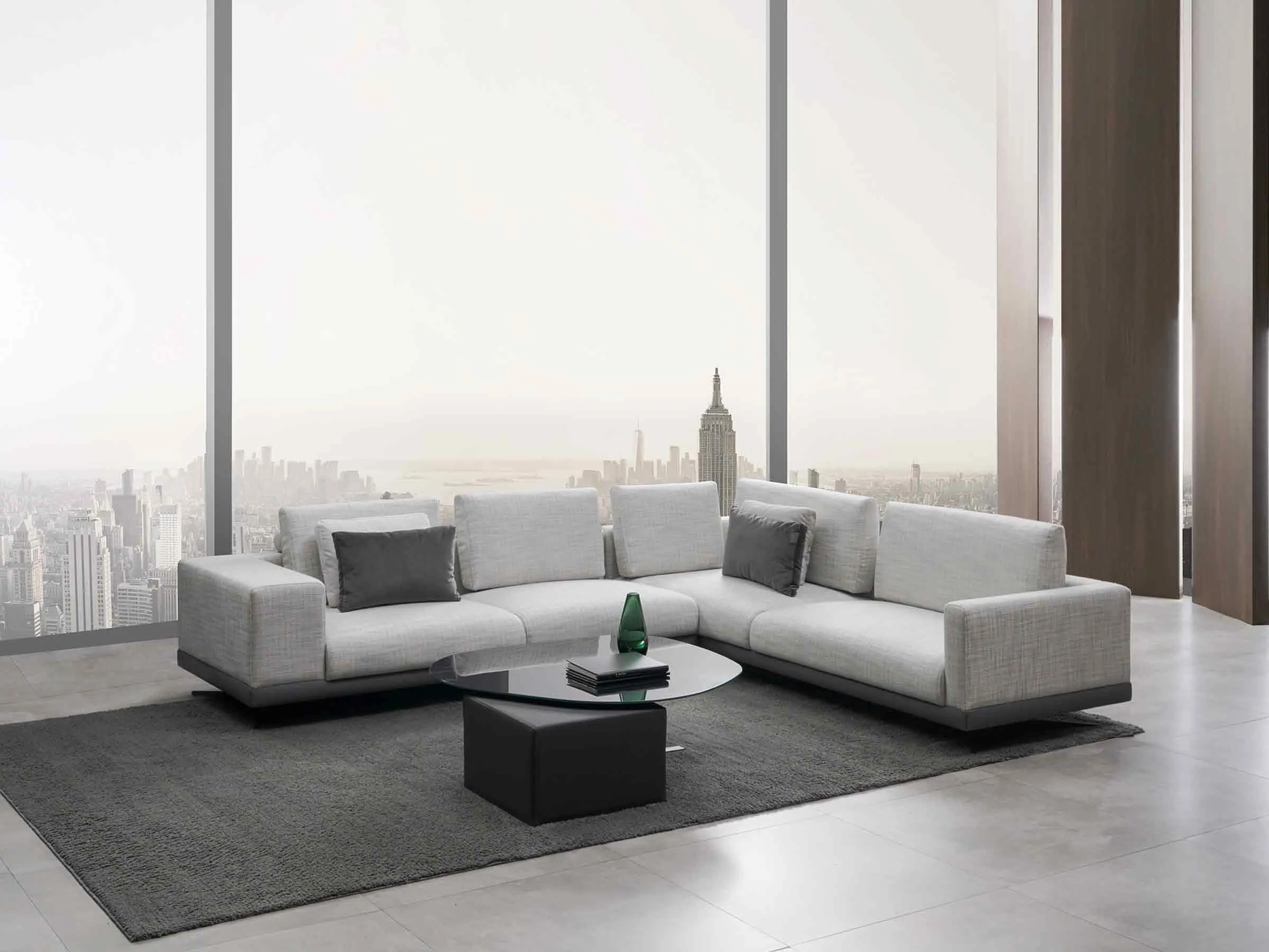 Mix Wide Sofa with Integrated Table