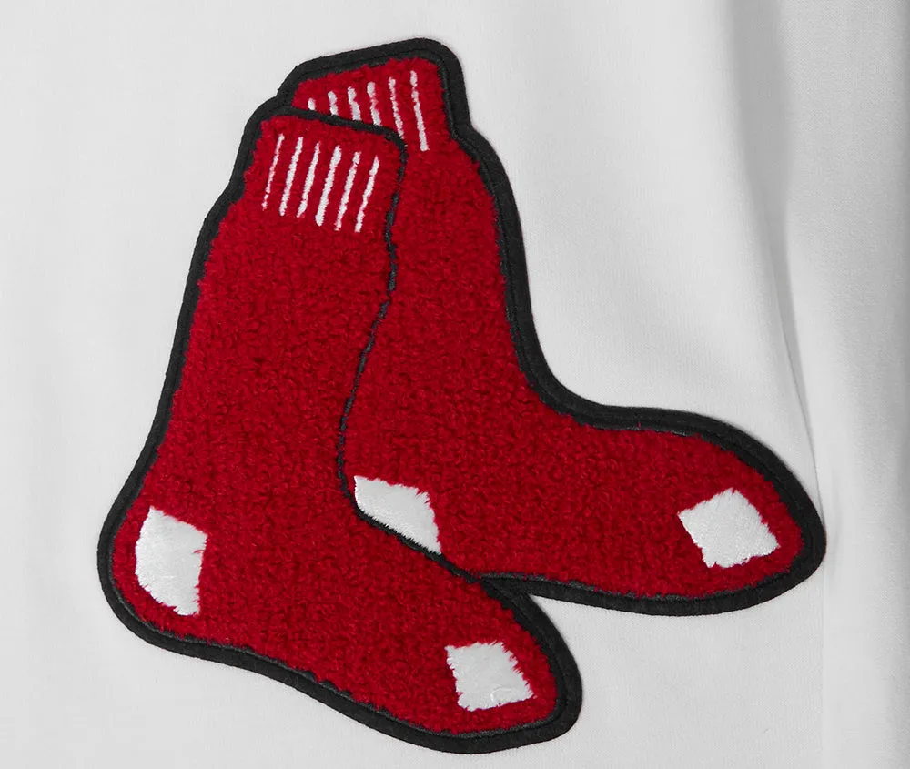 MLB BOSTON RED SOX CLASSIC CHENILLE MEN'S JOGGER (WHITE)