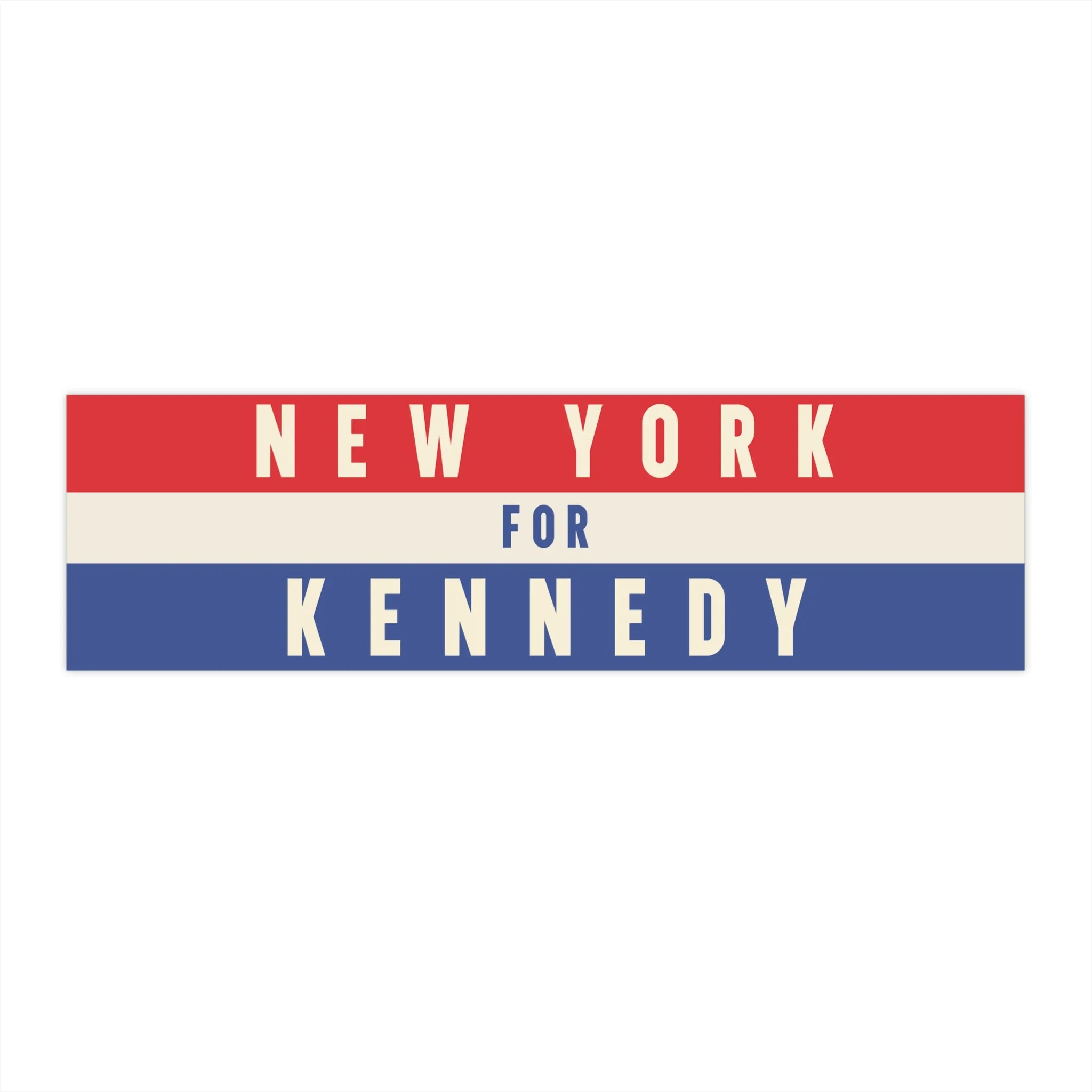 New York for Kennedy Bumper Sticker
