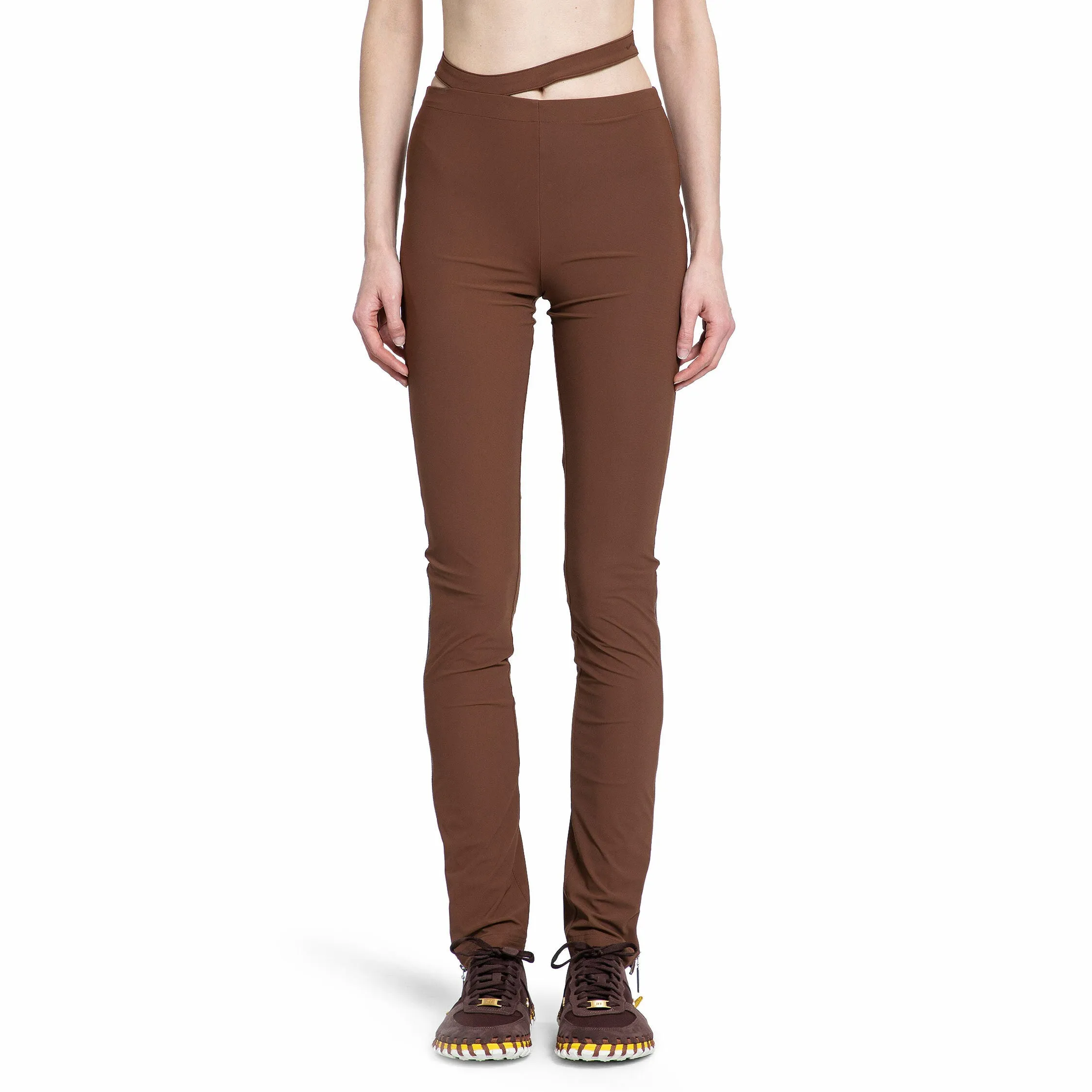 NIKE WOMAN BROWN TROUSERS