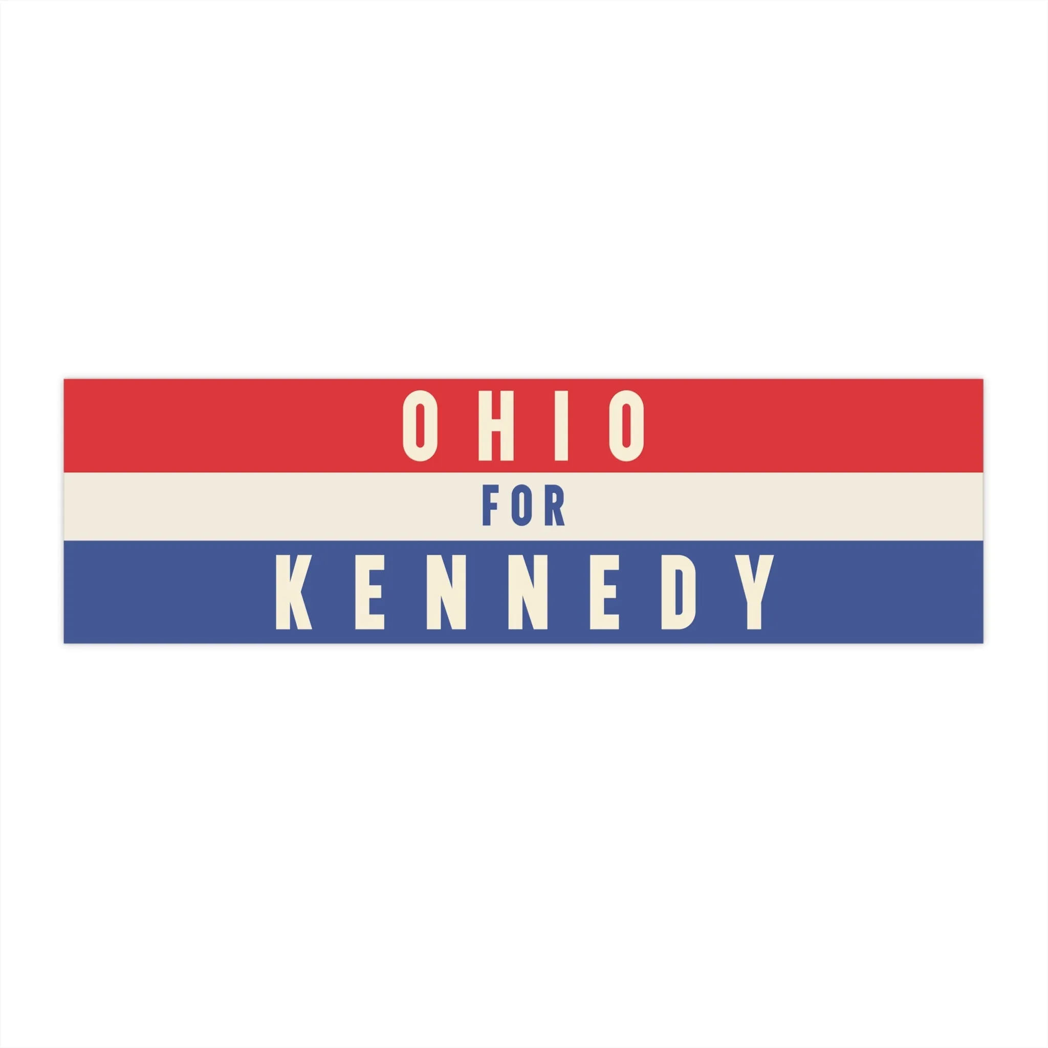 Ohio for Kennedy Bumper Sticker