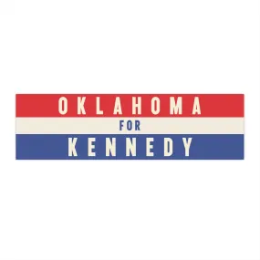 Oklahoma for Kennedy Bumper Sticker