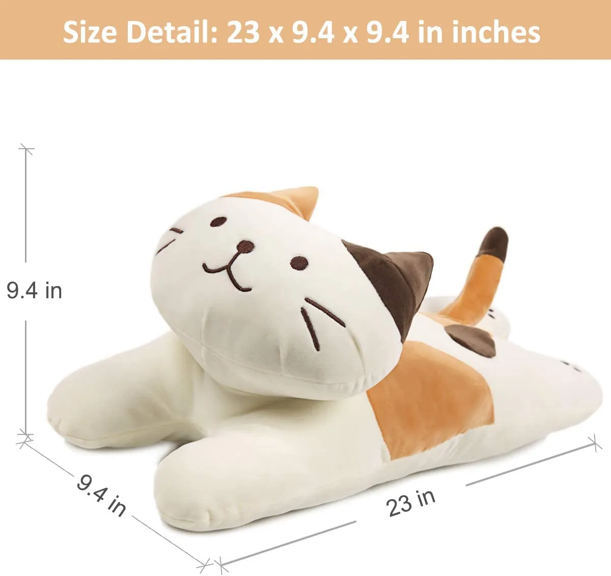 Plush Kitten, 23.6 Inches, (Color: Catwhite)