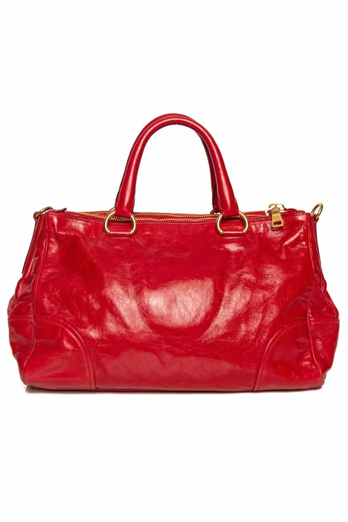 Prada Vitello Shine Leather Tote
