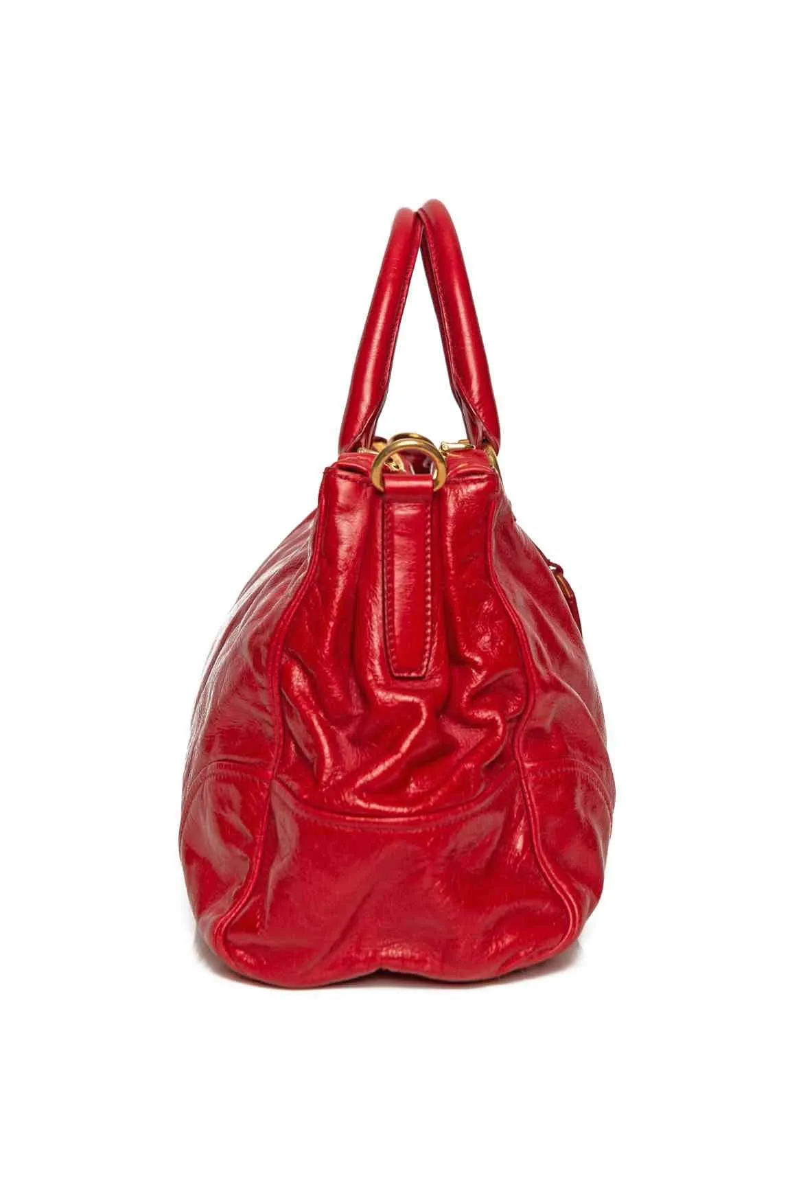 Prada Vitello Shine Leather Tote