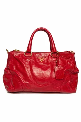 Prada Vitello Shine Leather Tote