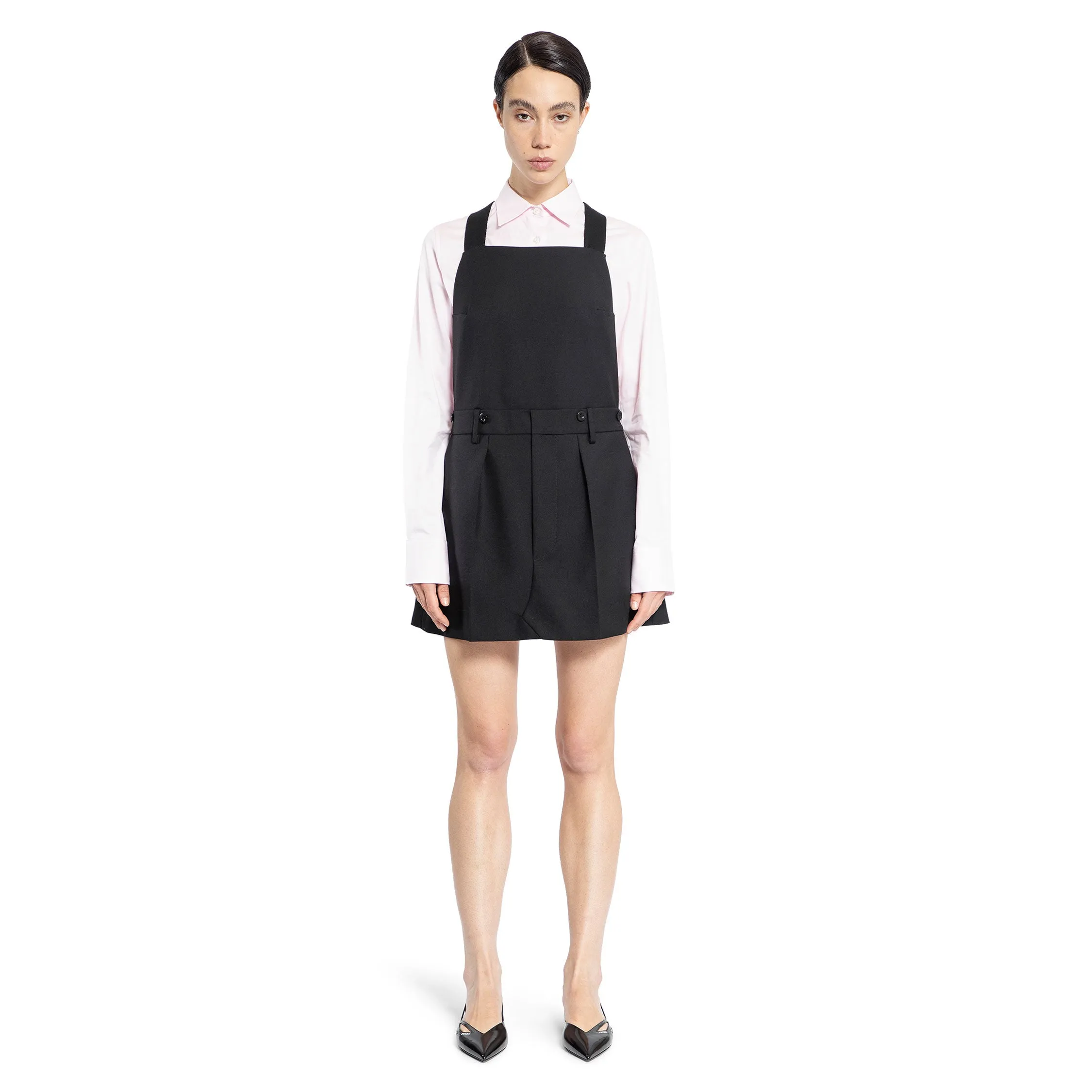 PRADA WOMAN BLACK DRESSES
