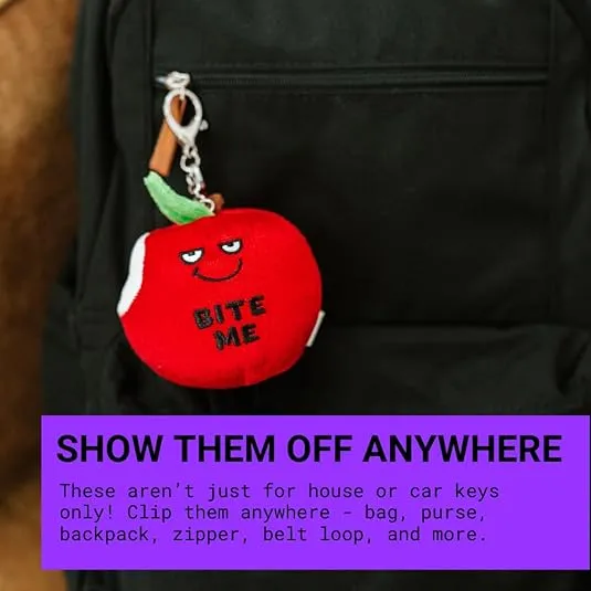 Punchkins Bites - I'm Fine, Everything is Fine Dumpster Fire Plush Clip