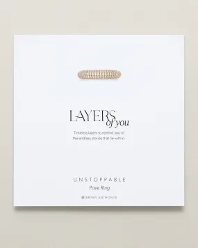 Unstoppable Pave Ring