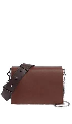 Zep Leather Box Bag - Port Burgundy / Oxblood